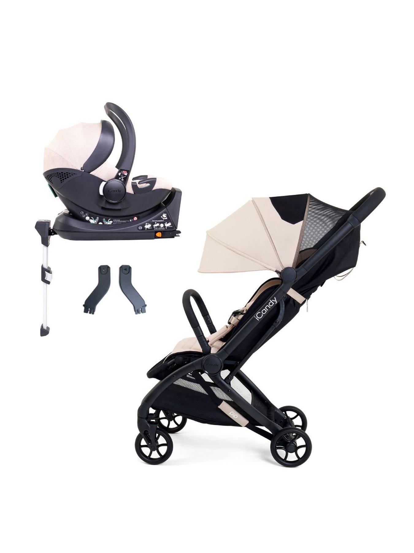 iCandy PIP Travel System with Latte Cocoon Car Seat - Latte (£50 Car Seat Bundle Saving)