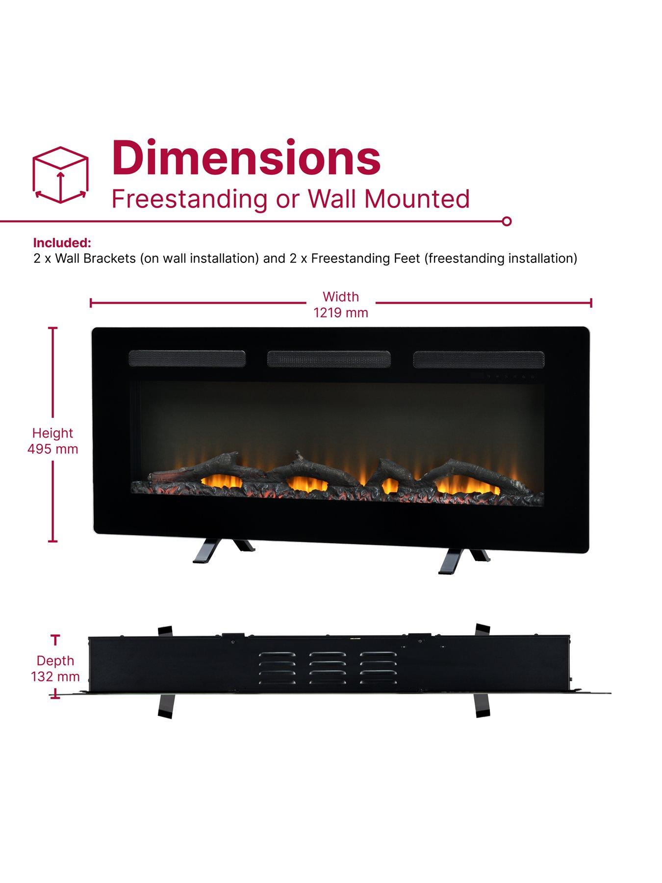 Image 5 of 8 of Dimplex Sierra 48" Linear Wall Fire