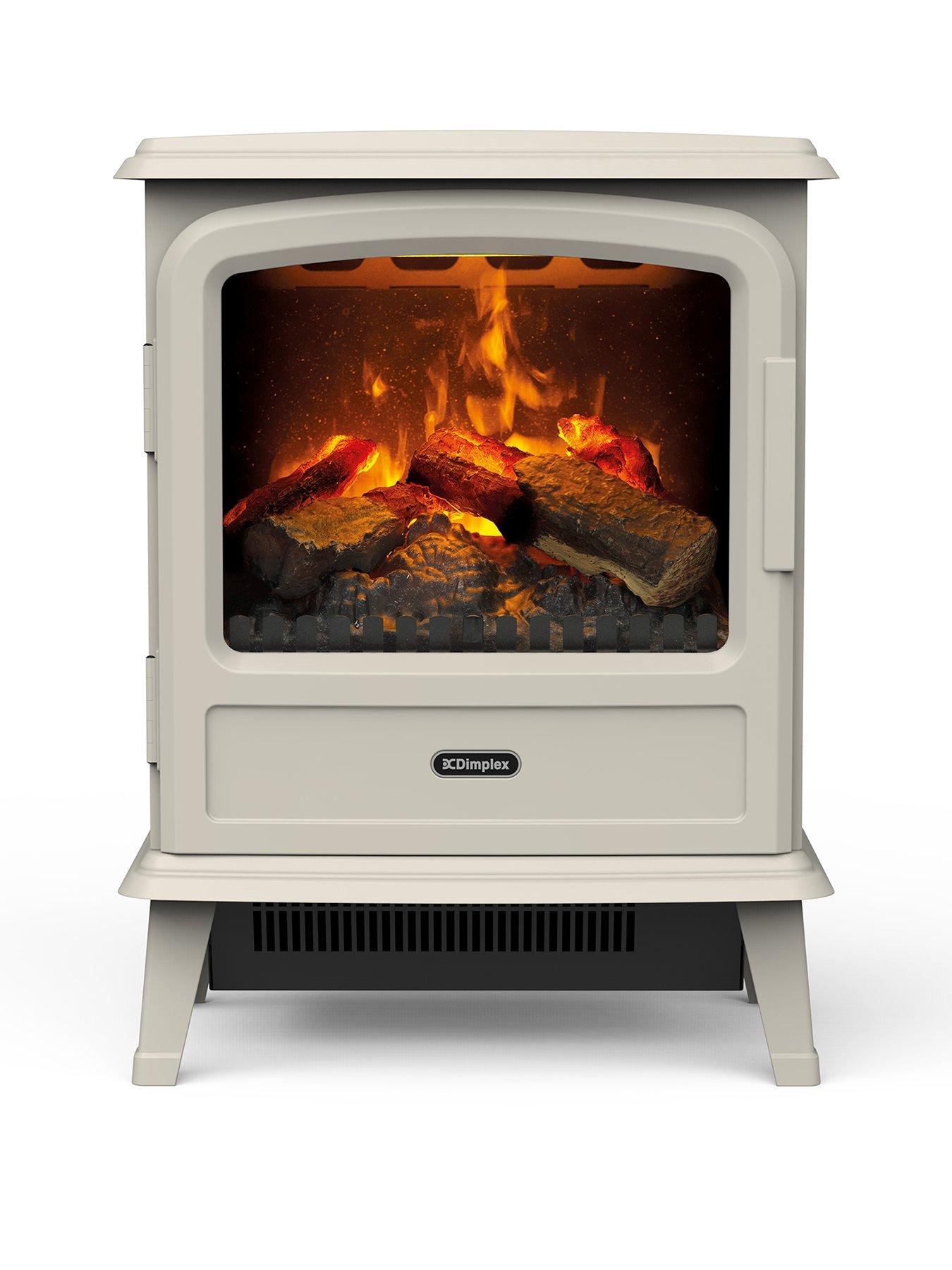 Image 1 of 8 of Dimplex Evandale Pebble Optimyst Electric Stove
