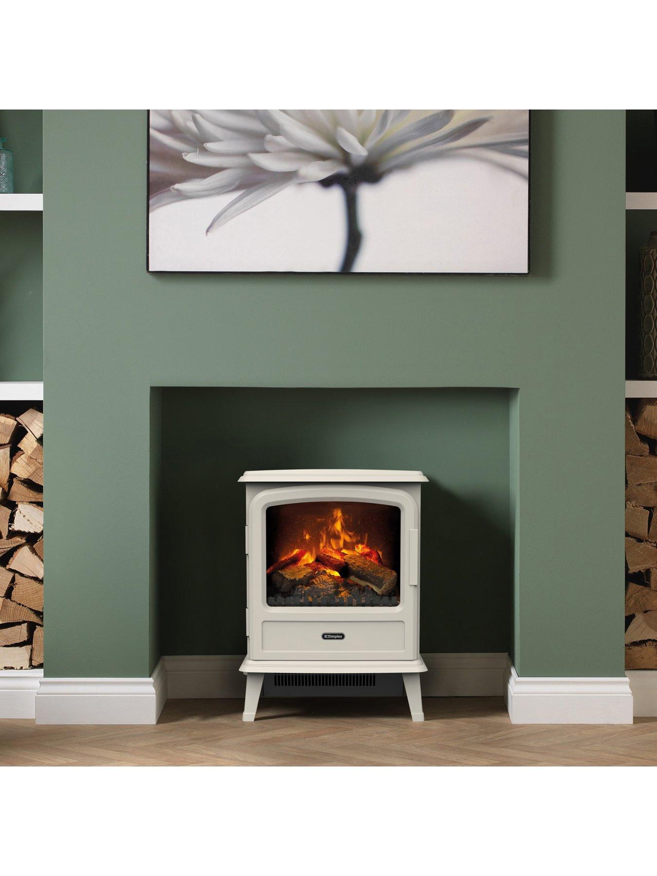 Image 2 of 8 of Dimplex Evandale Pebble Optimyst Electric Stove