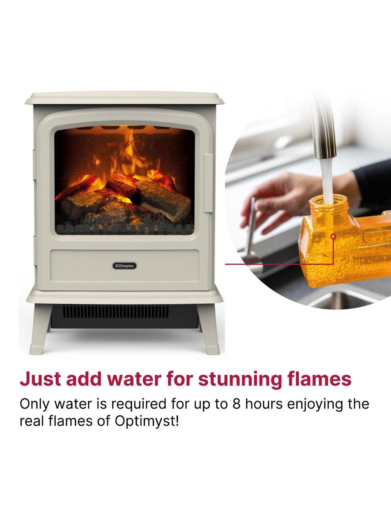 Image 3 of 8 of Dimplex Evandale Pebble Optimyst Electric Stove