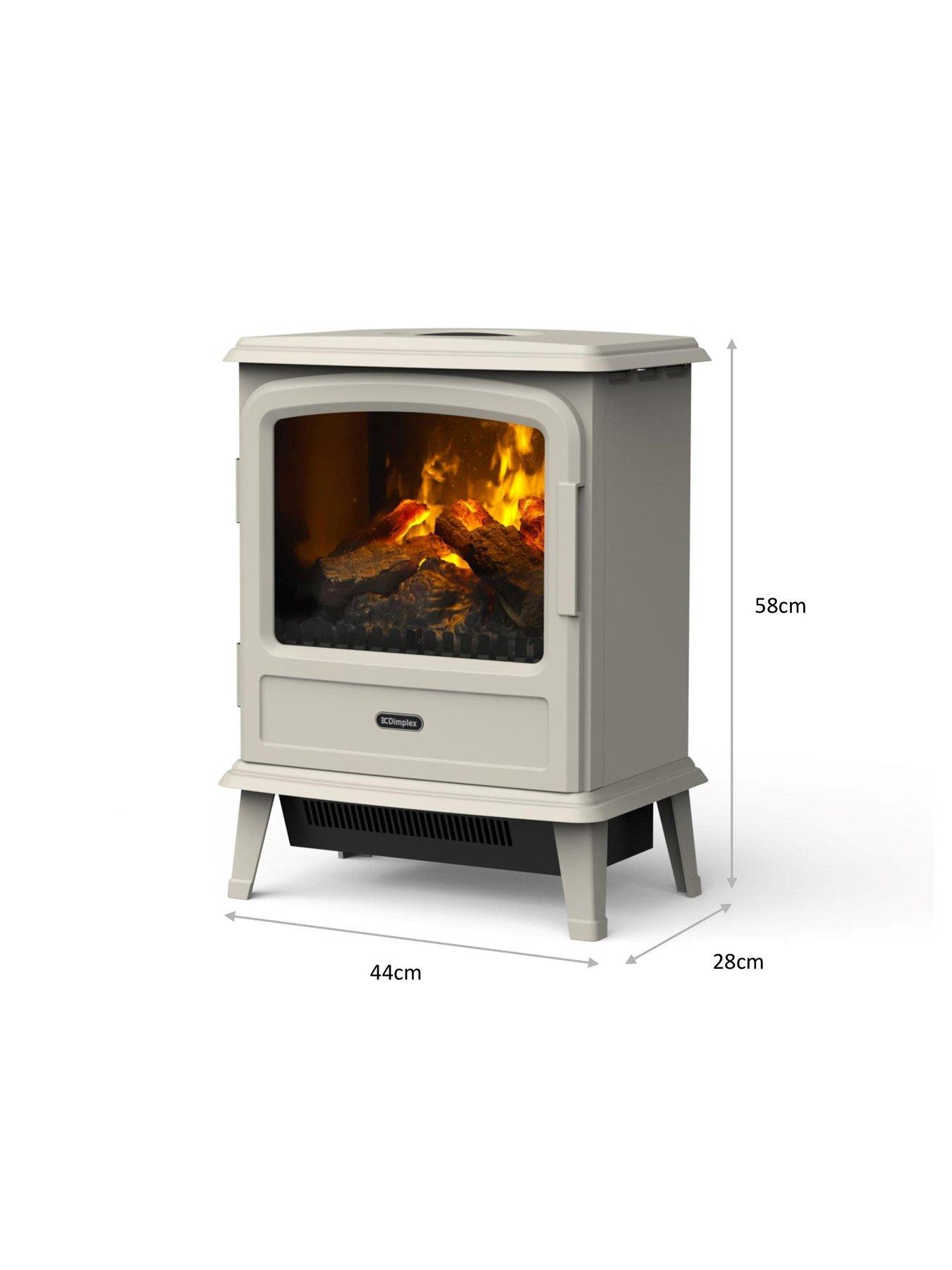 Image 5 of 8 of Dimplex Evandale Pebble Optimyst Electric Stove