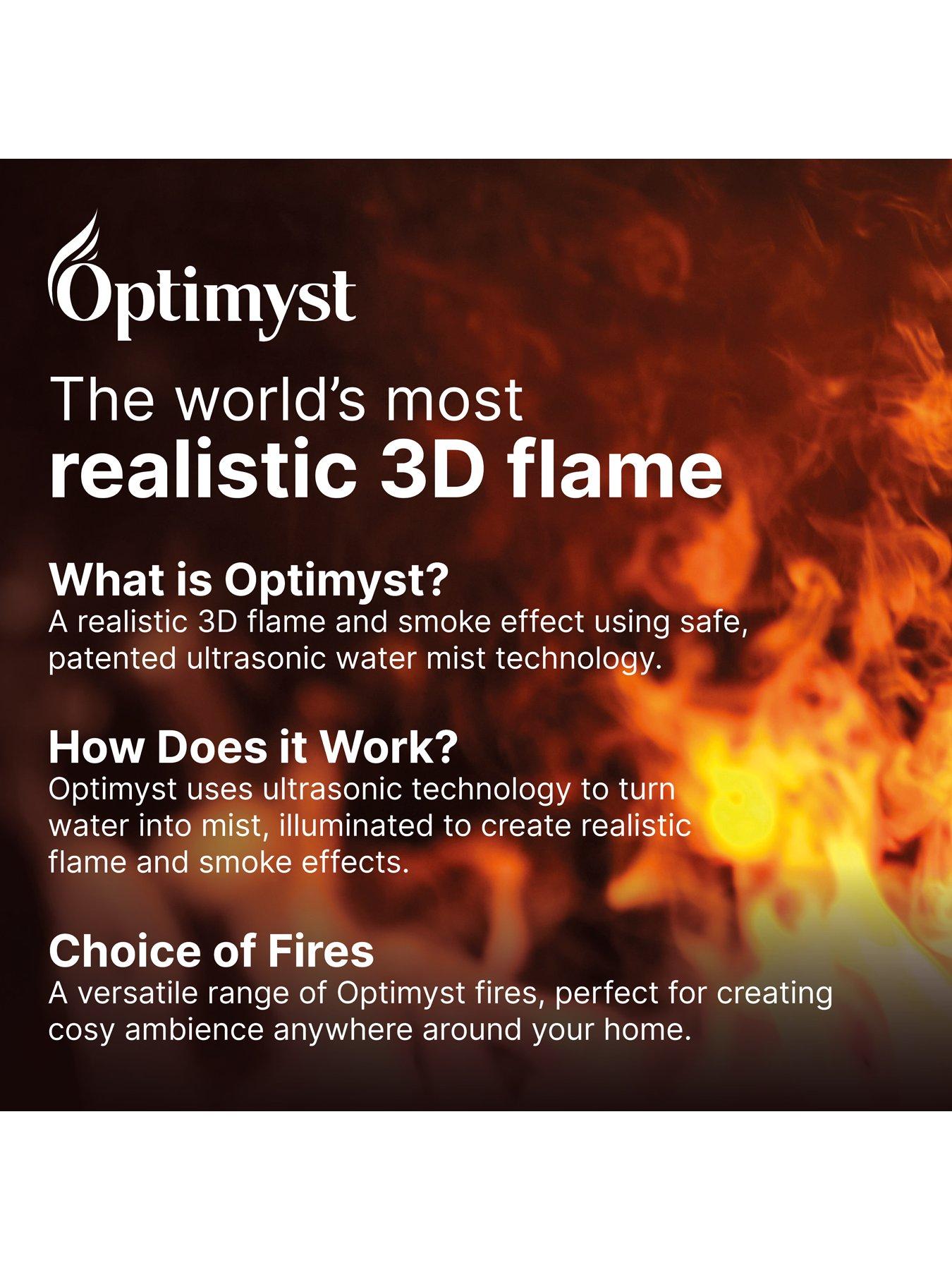 Image 7 of 8 of Dimplex Evandale Pebble Optimyst Electric Stove