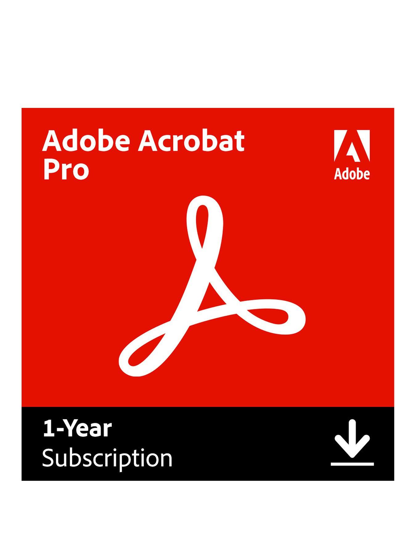 Image 1 of 6 of Adobe Acrobat Pro - 1 Year