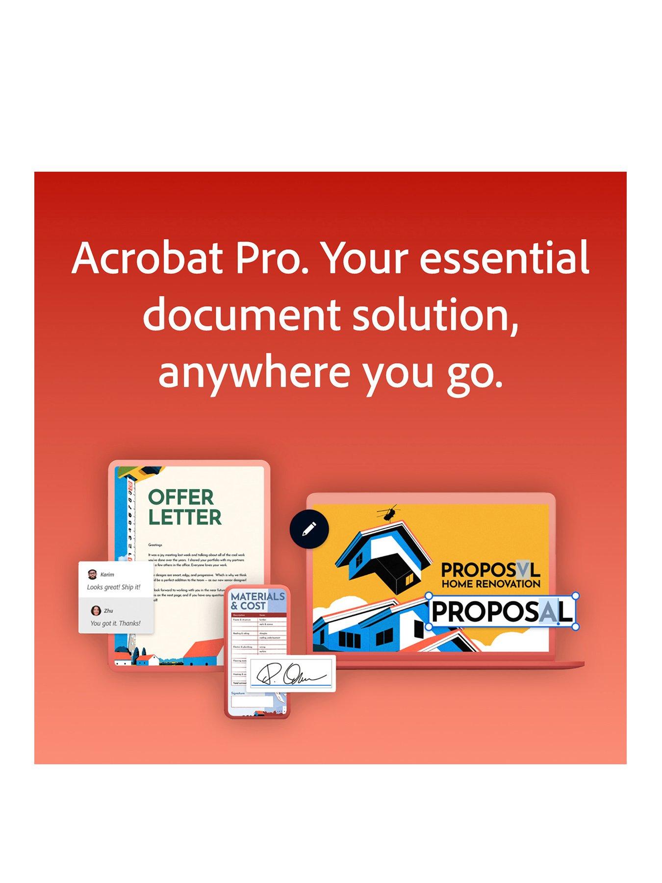 Image 2 of 6 of Adobe Acrobat Pro - 1 Year