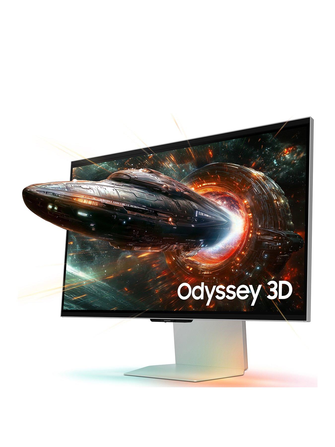 Image 1 of 7 of Samsung Odyssey 3D G90XF 27in Gaming Monitor - 4K UHD, 165Hz