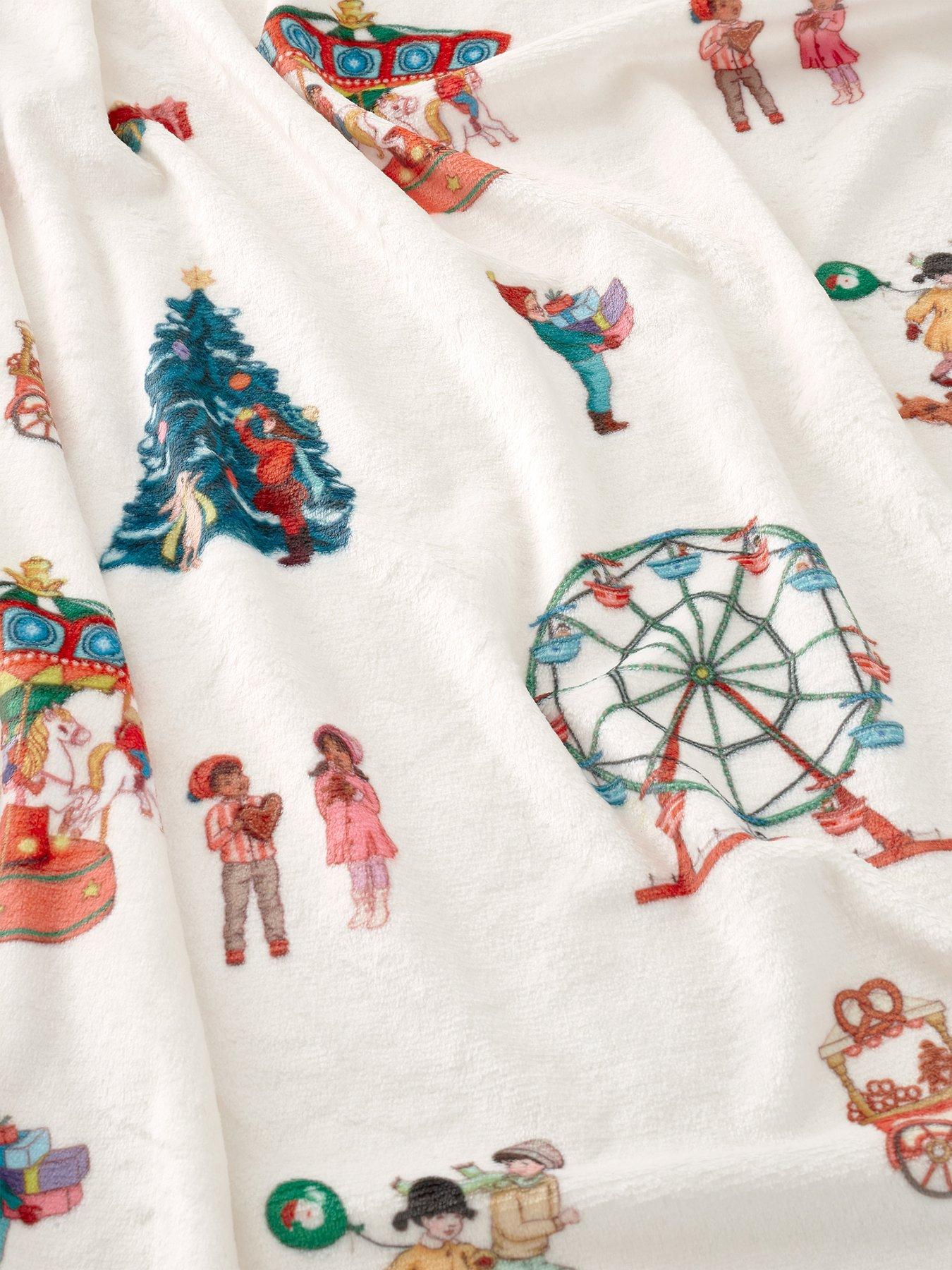  image of belle-boo-christmas-fairground-throw--150x200cm