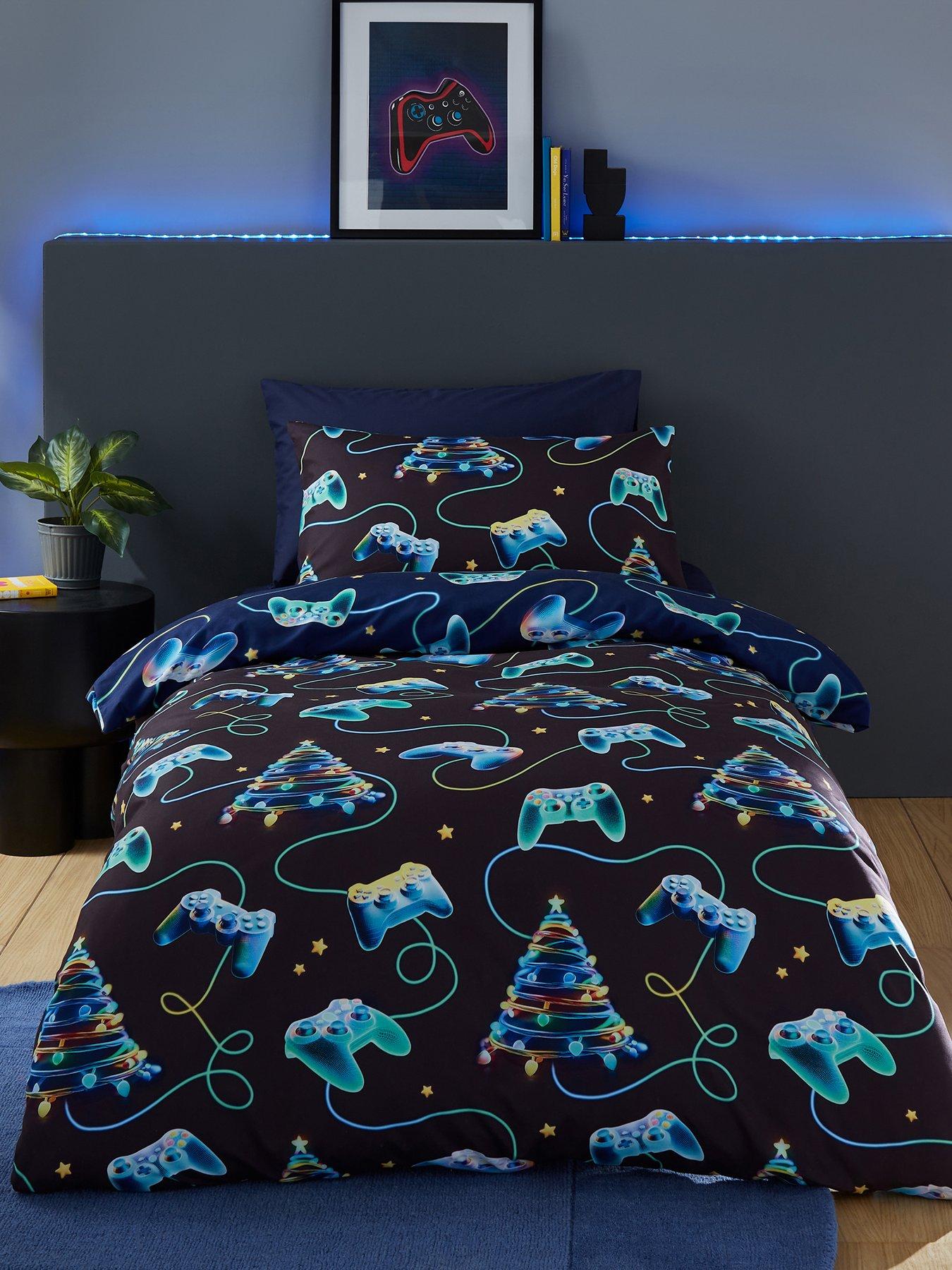 undefined Christmas Gamer Duvet Set