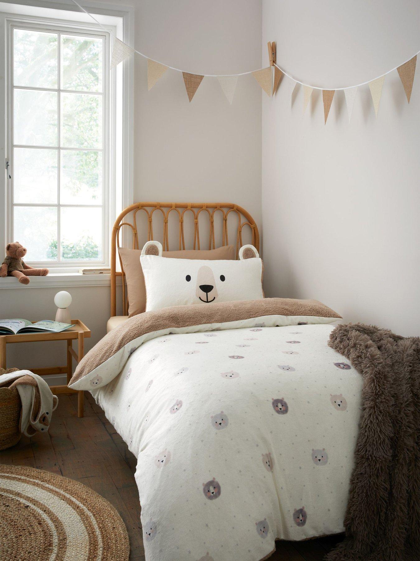 Image 1 of 6 of Catherine Lansfield Cosy Bear Duvet Set