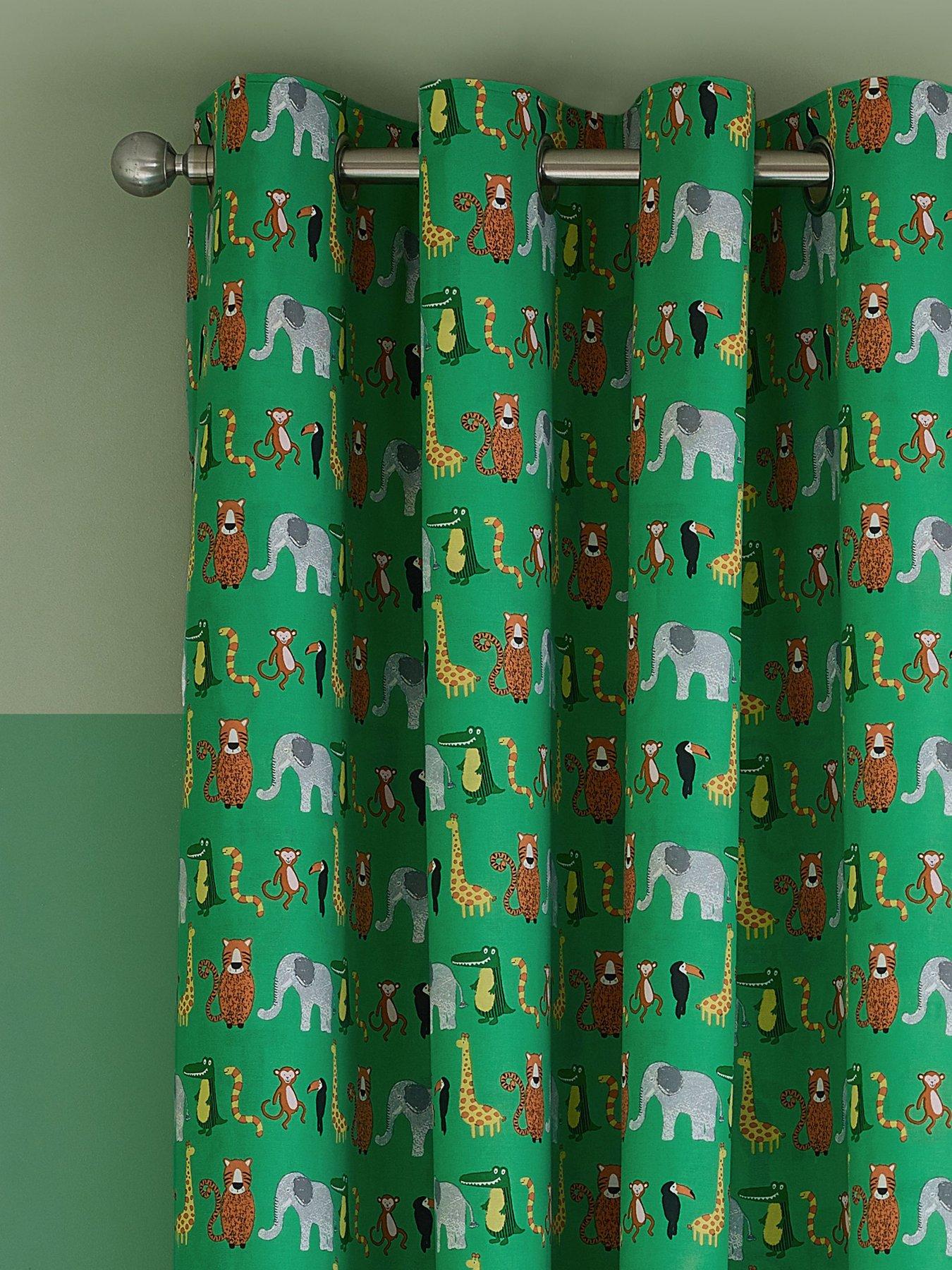  image of catherine-lansfield-animal-magic-curtains--66x72inch