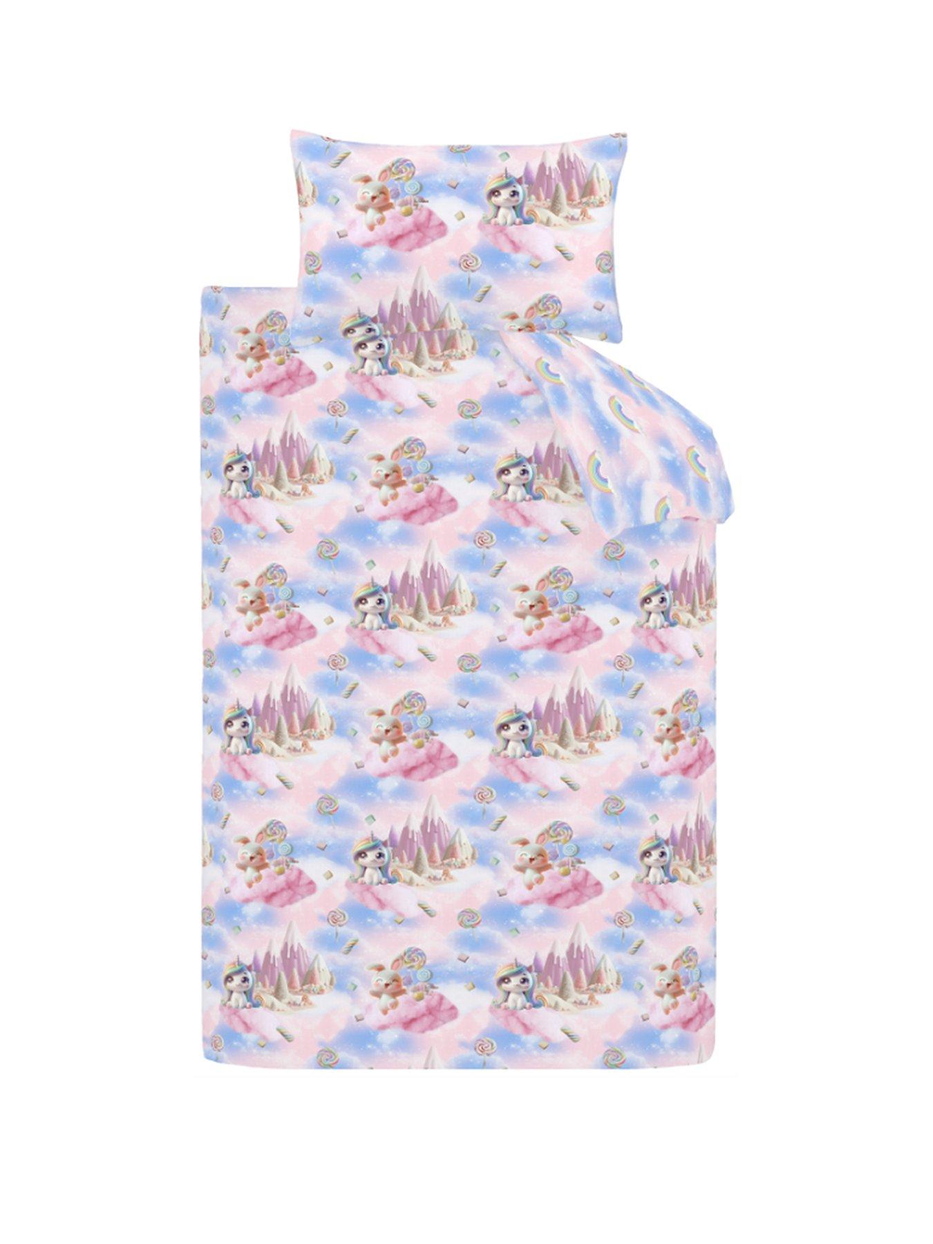 Image 2 of 6 of Catherine Lansfield Candy Unicorn Duvet Set
