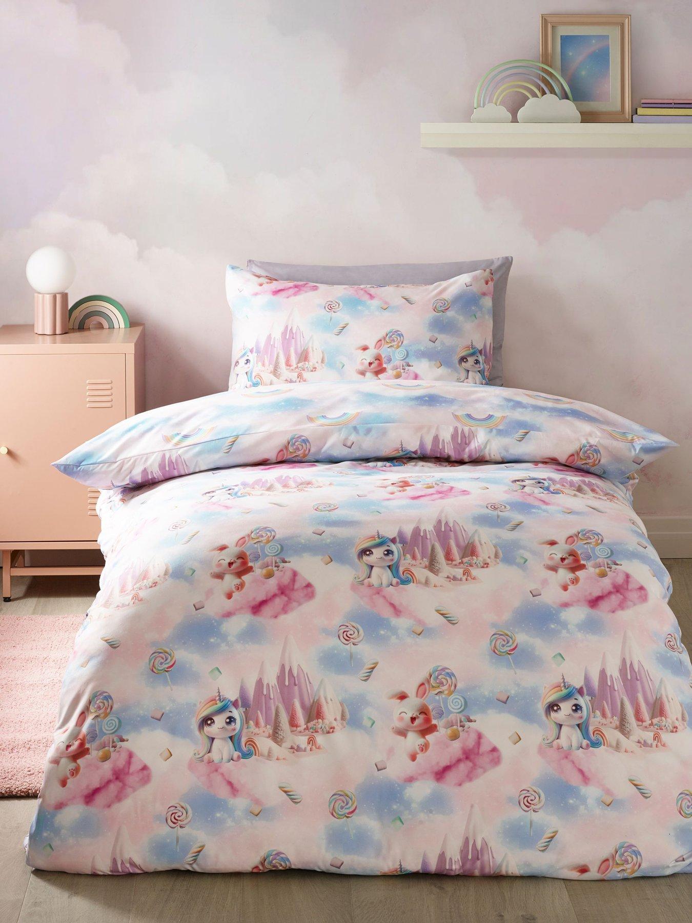 Image 3 of 6 of Catherine Lansfield Candy Unicorn Duvet Set