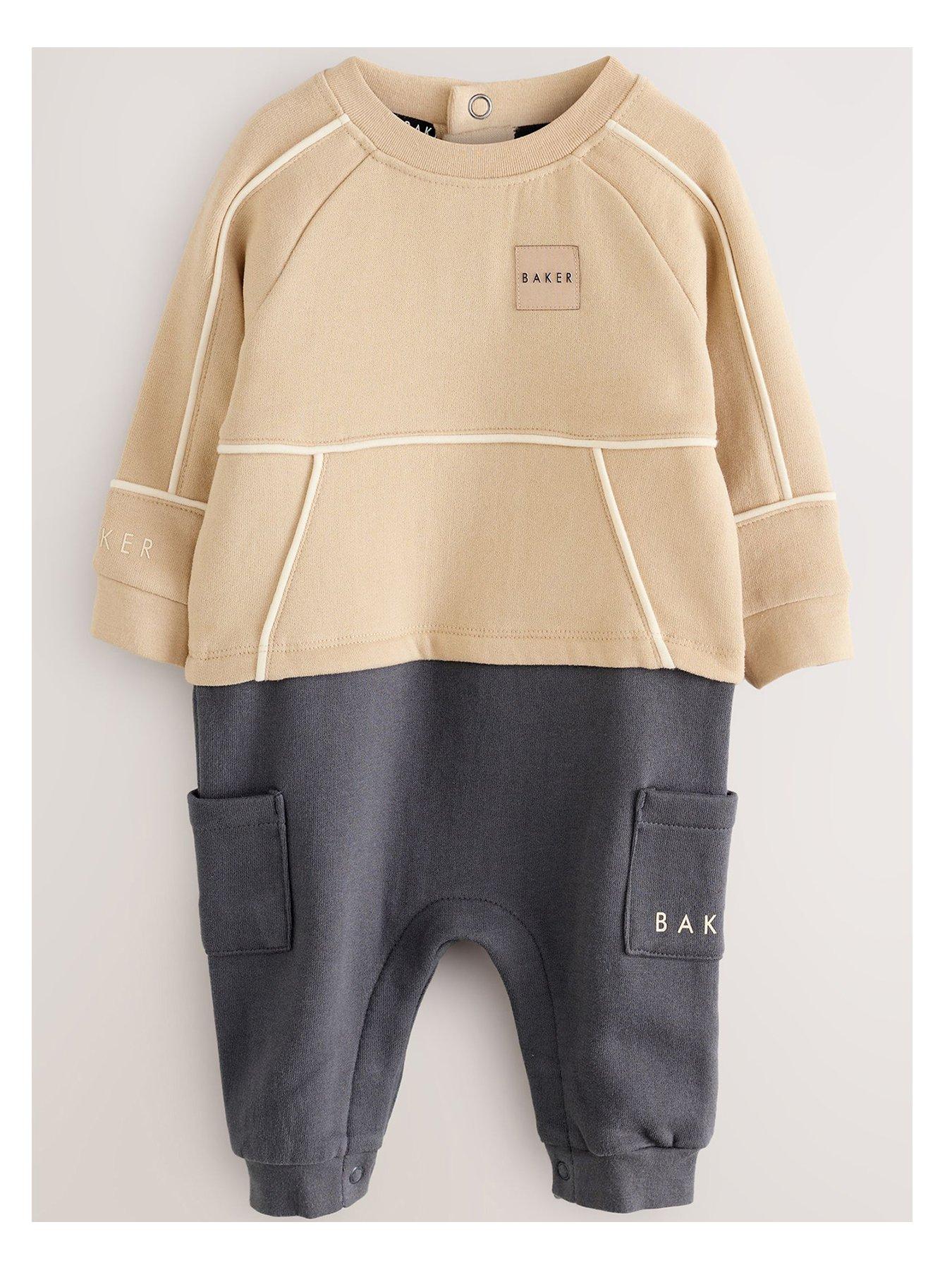 undefined Baby Boys Mock Rompersuit - Green