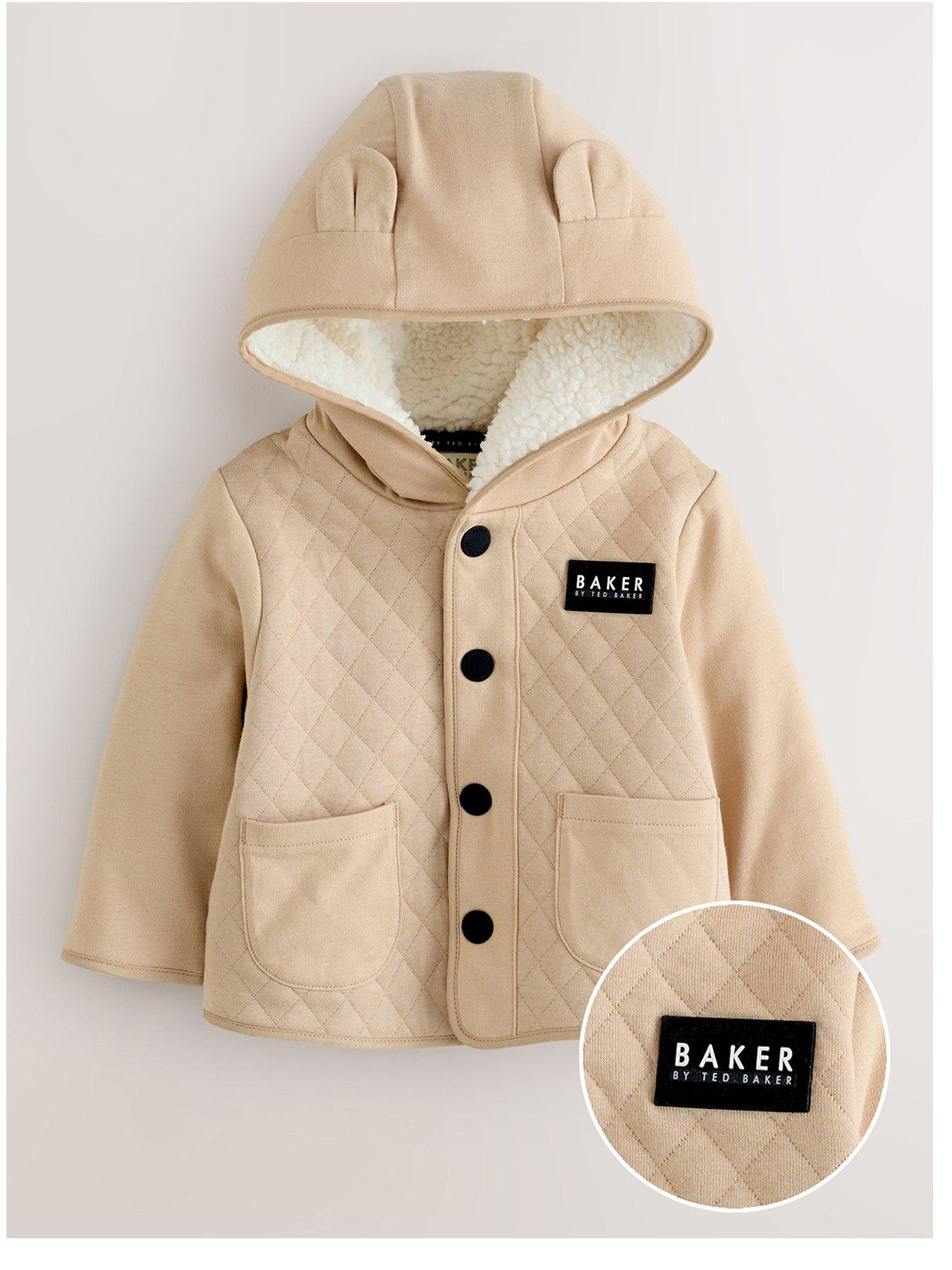 Image 1 of 4 of Ted Baker Baby Boys Quilted Jacket - Beige