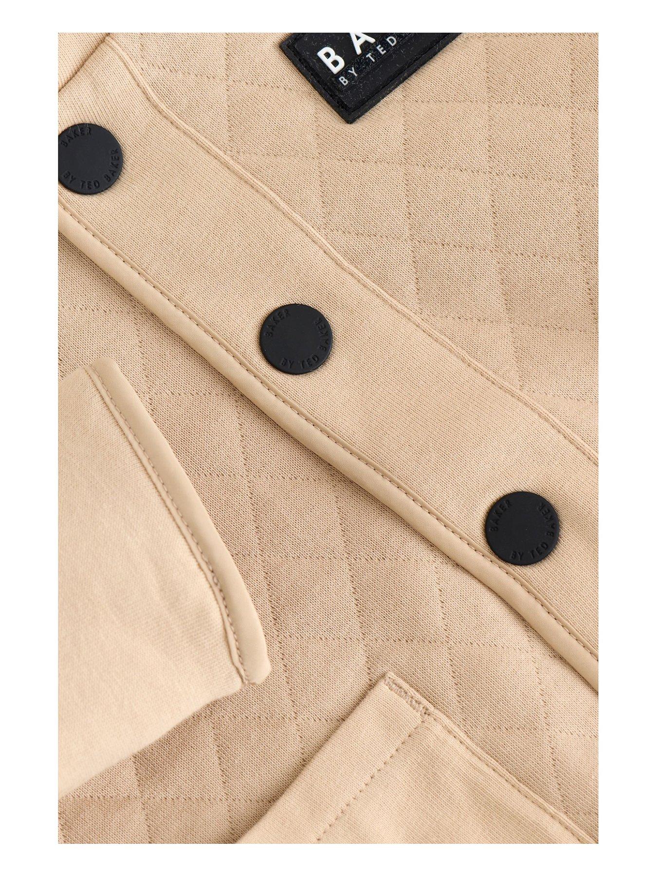 Image 3 of 4 of Ted Baker Baby Boys Quilted Jacket - Beige