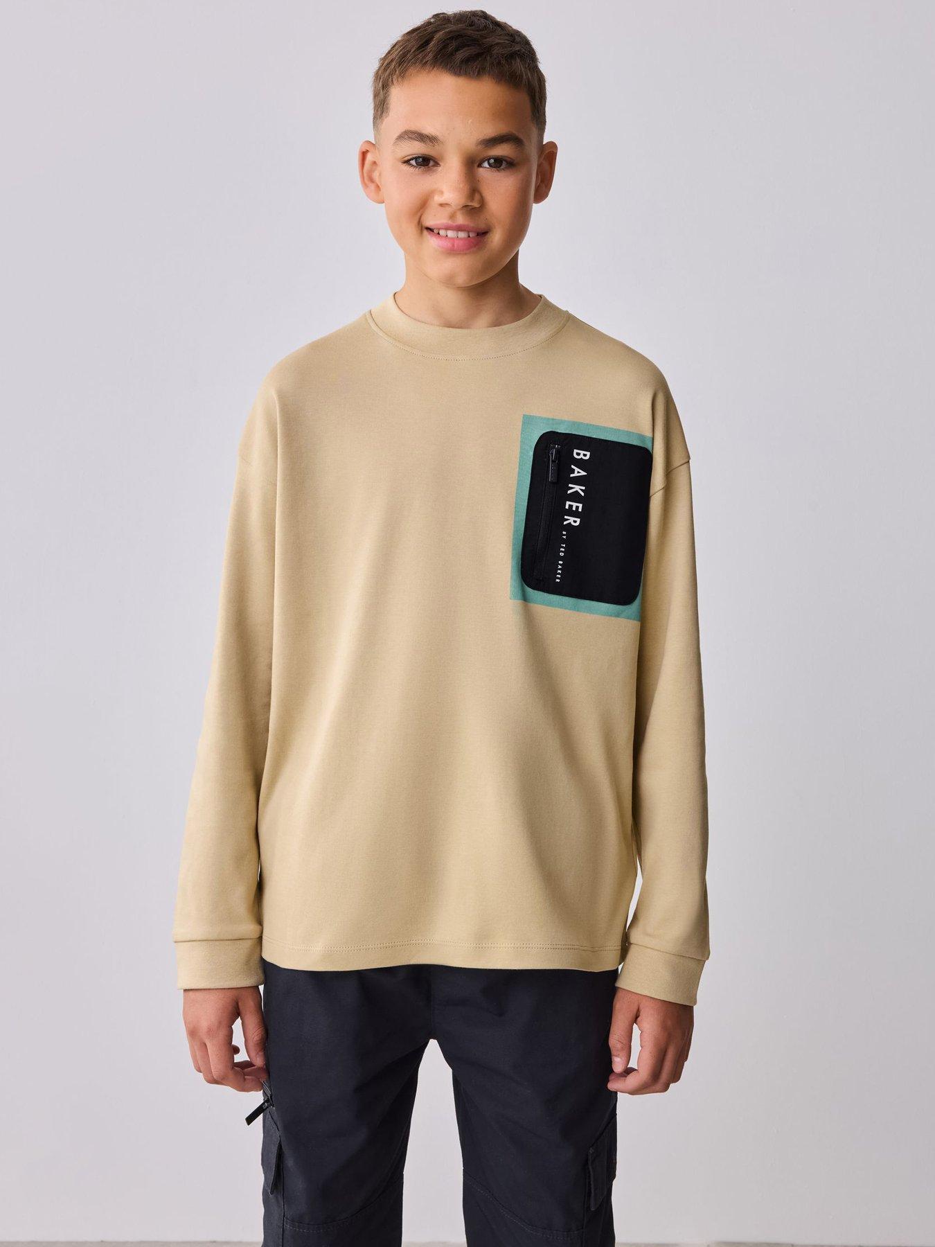 undefined Younger Boys T-Shirt - Beige