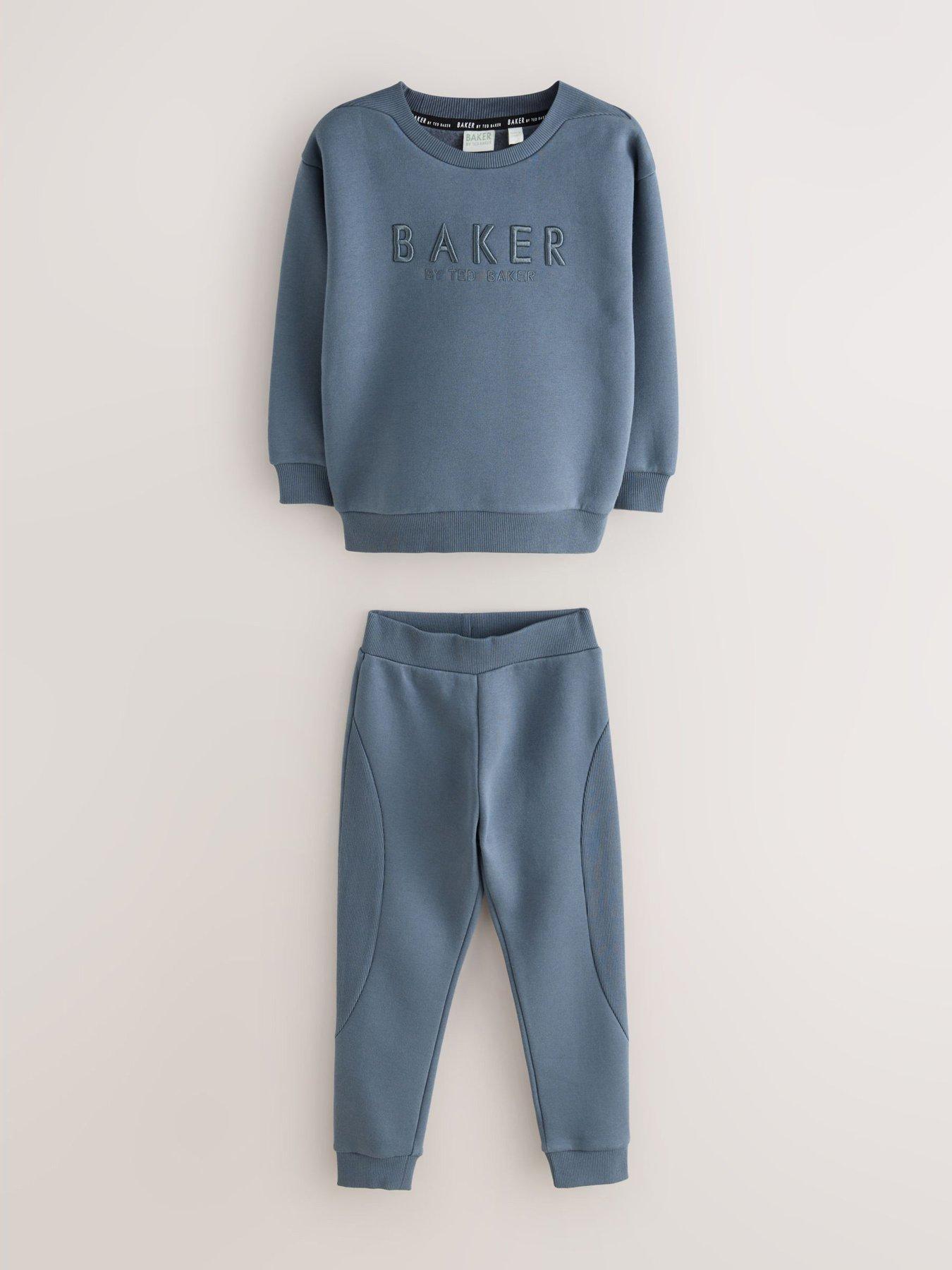 undefined Younger Boys Sweat Top & Jogger Set - Grey