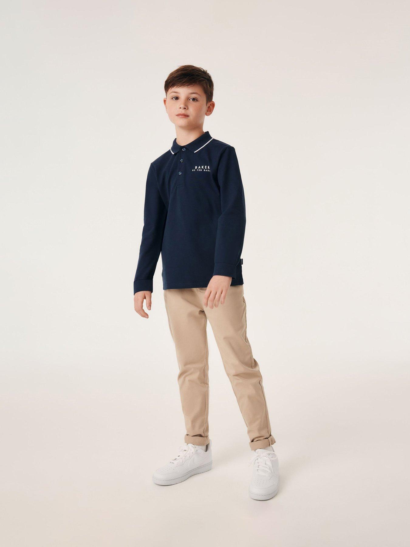 undefined Boys Polo Shirt - Navy