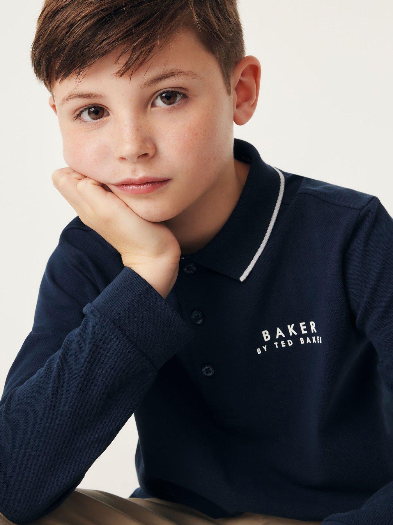 Image 3 of 6 of Ted Baker Boys Polo Shirt - Navy