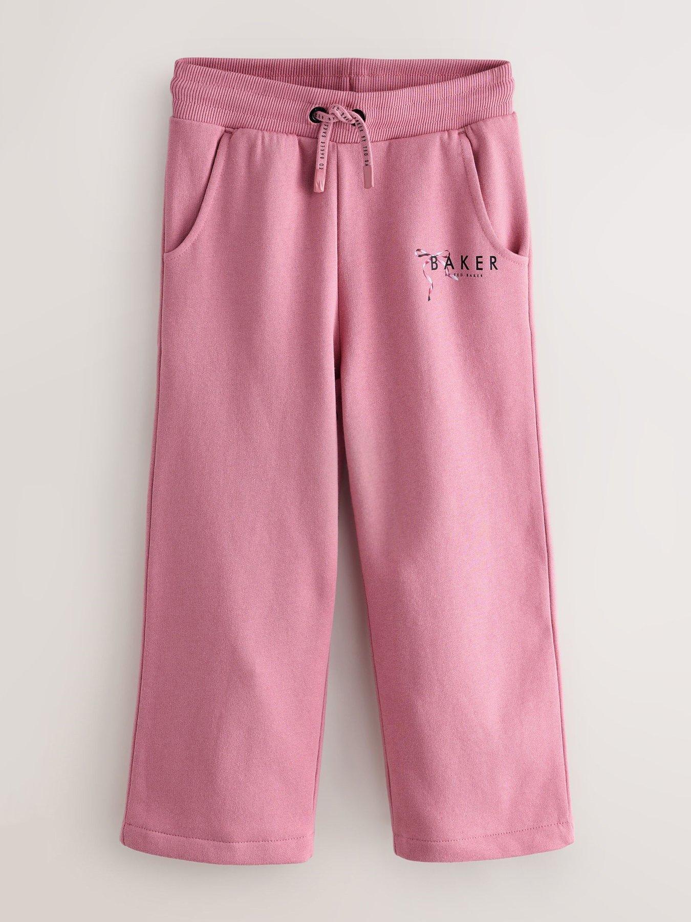  image of ted-baker-older-girls-2-pack-joggers-pink