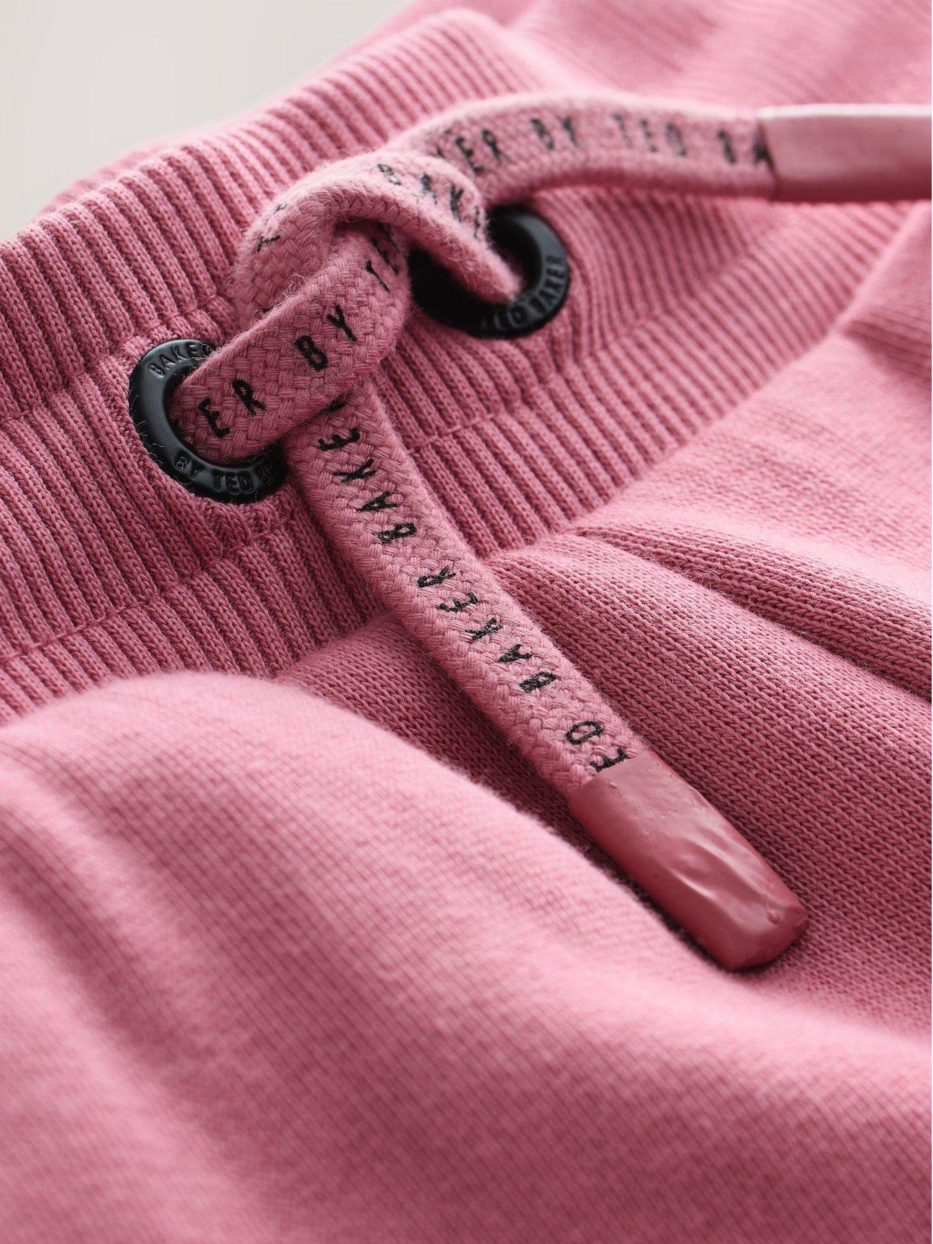  image of ted-baker-older-girls-2-pack-joggers-pink
