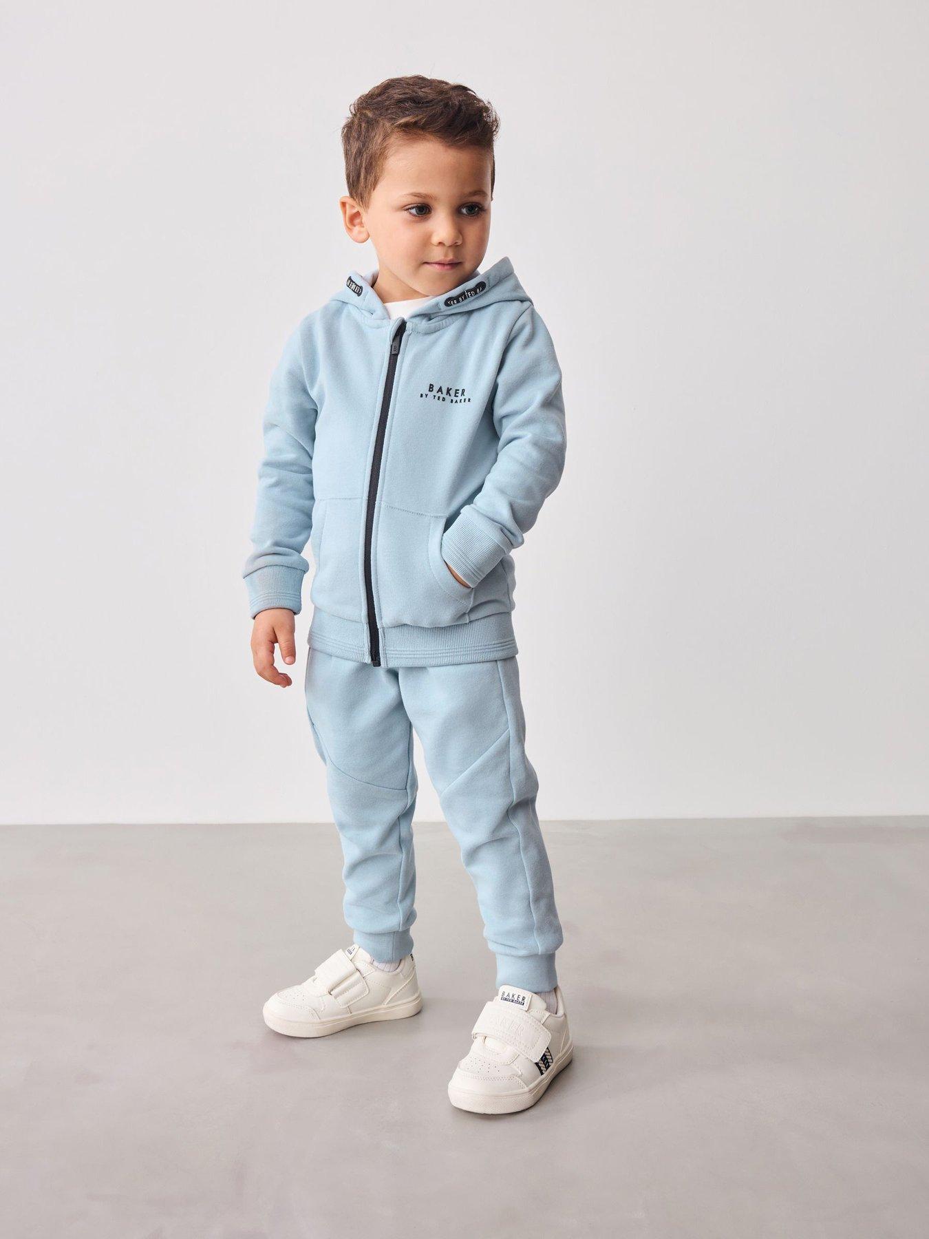 Ted Baker Baby Boys Hoodie  &  Jogger Set - Blue