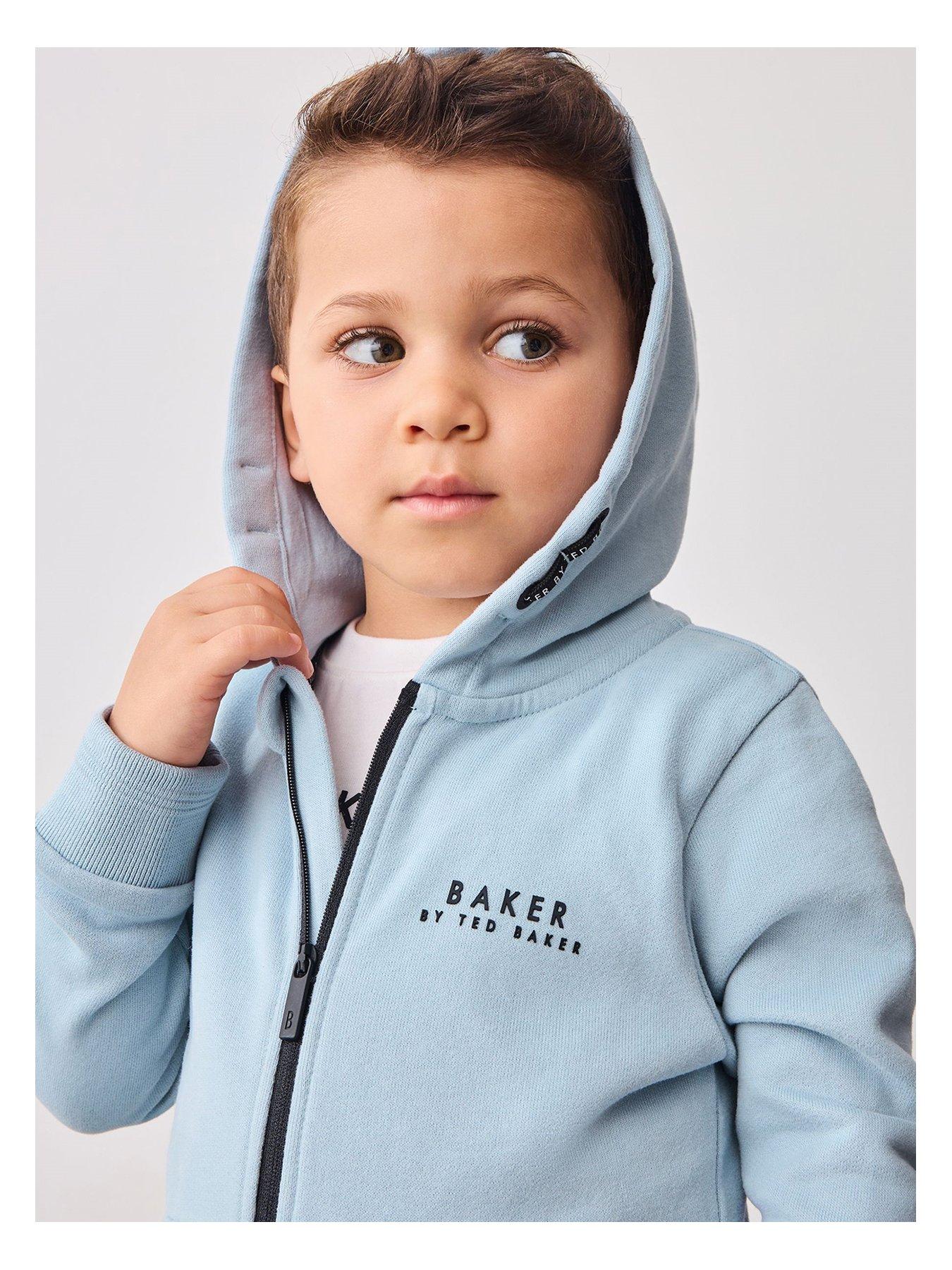 Image 3 of 7 of Ted Baker Baby Boys Hoodie &amp; Jogger Set - Blue