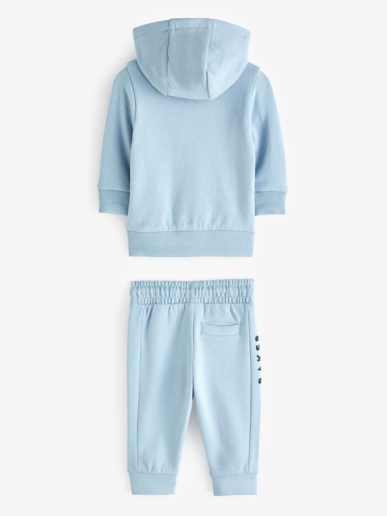 Image 6 of 7 of Ted Baker Baby Boys Hoodie &amp; Jogger Set - Blue