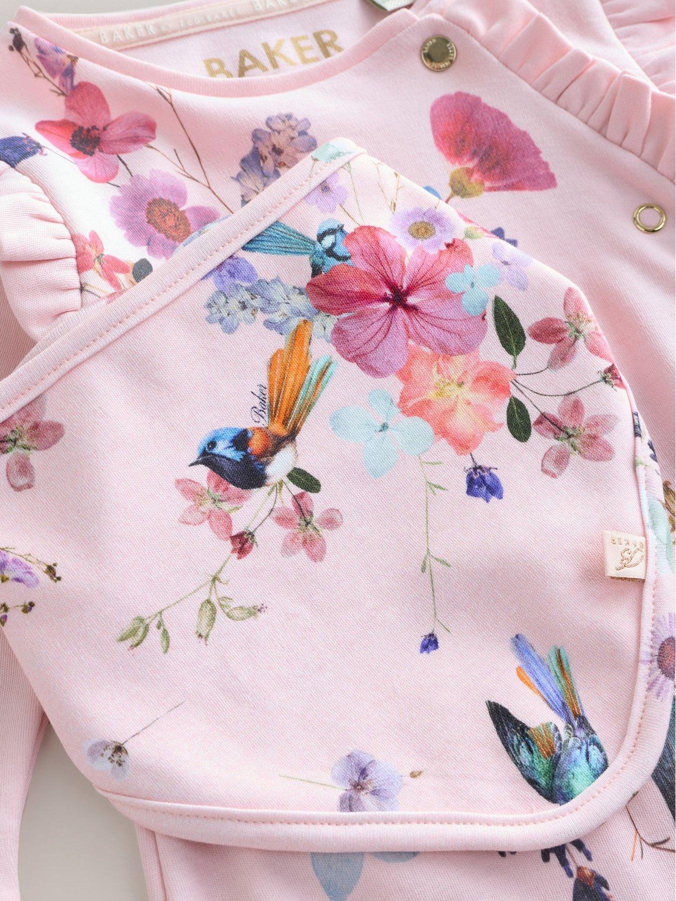 Image 4 of 6 of Ted Baker Large Floral All In One - Pink