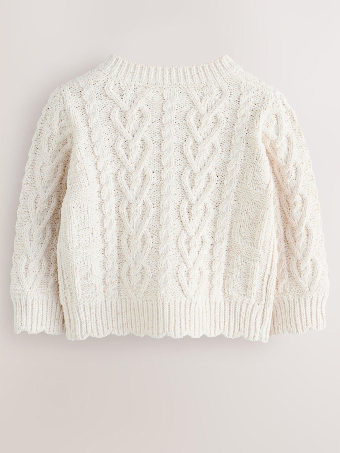 stillFront image of ted-baker-younger-girls-cardigan-cream