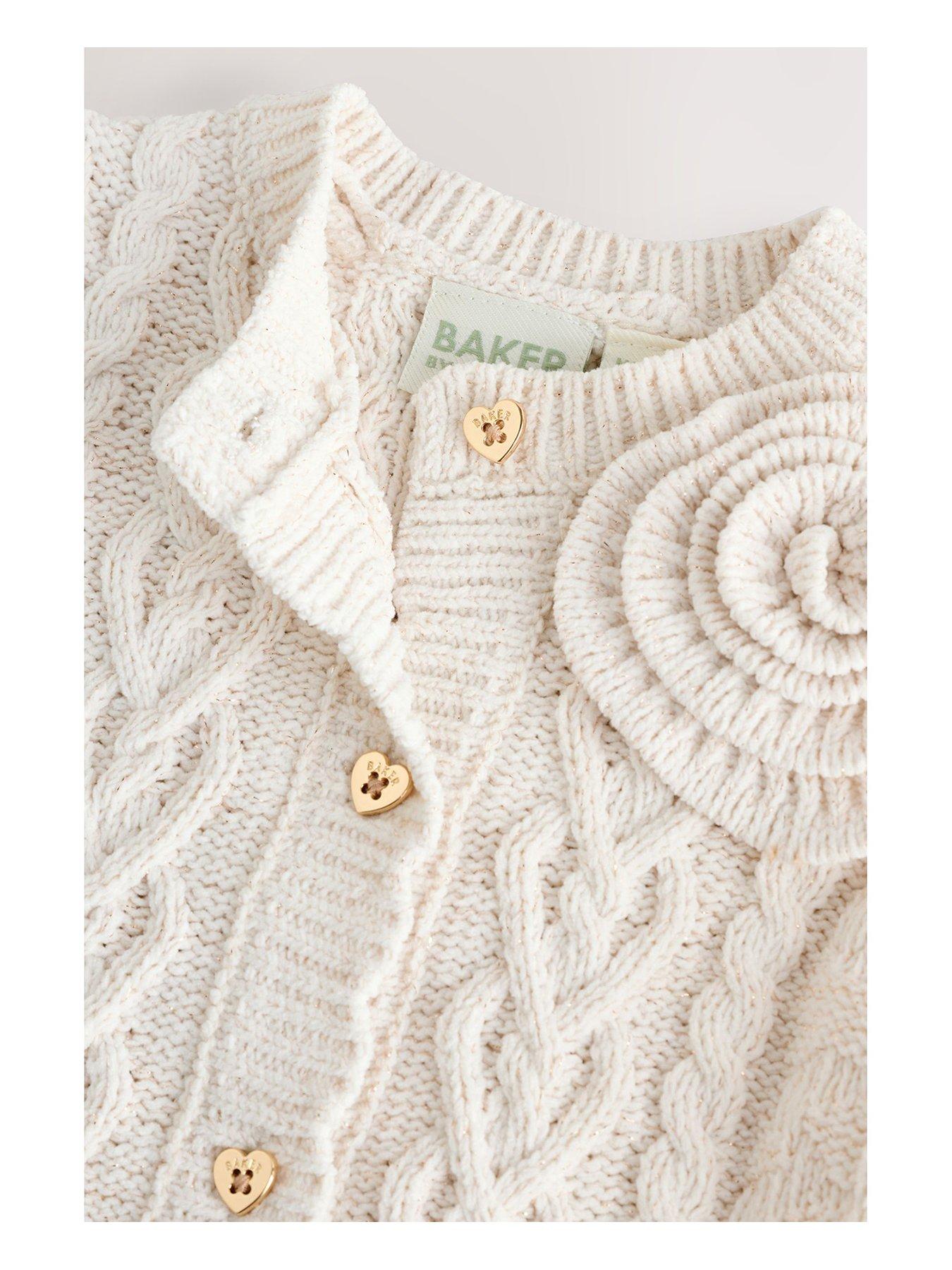  image of ted-baker-younger-girls-cardigan-cream