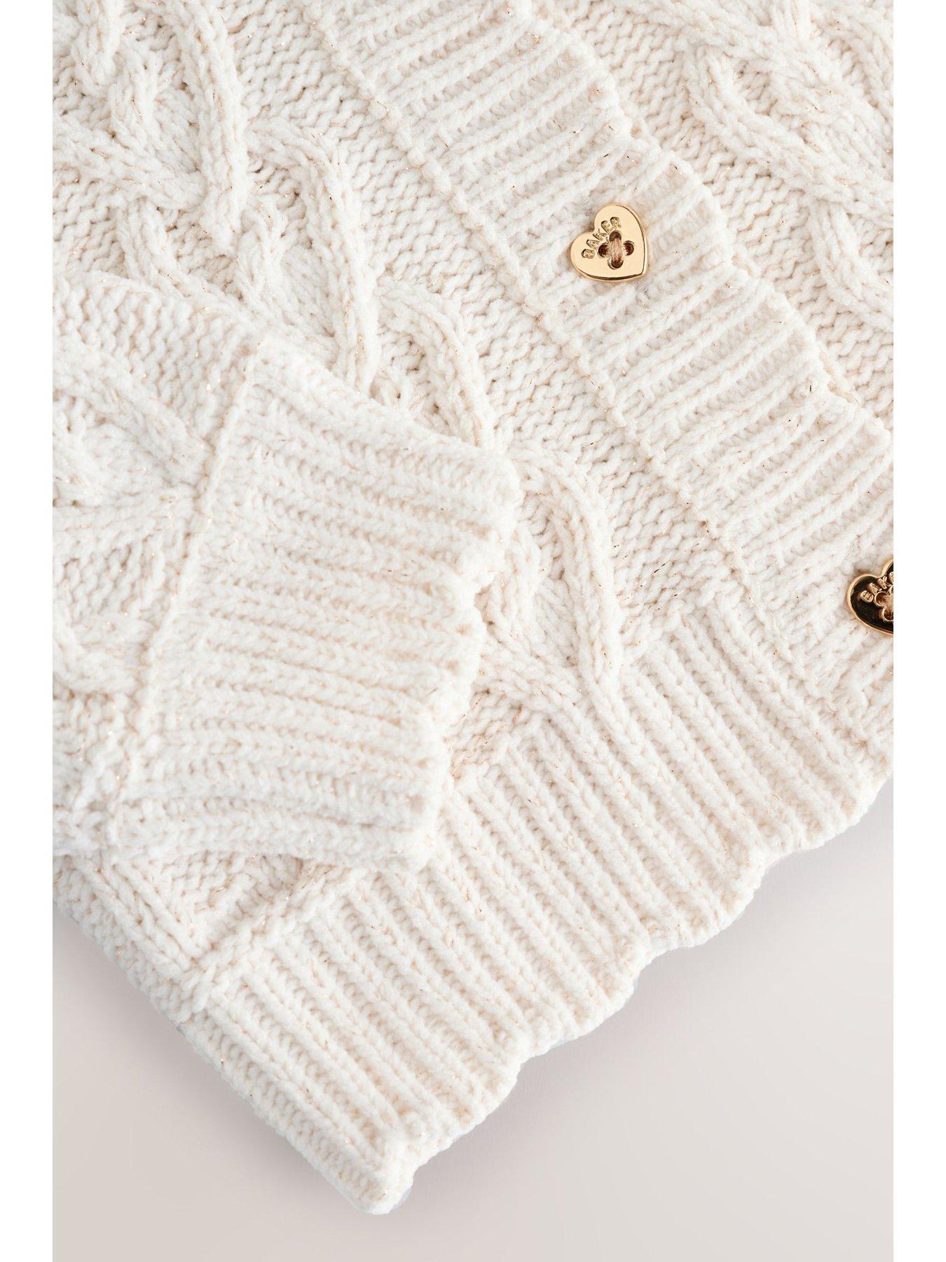  image of ted-baker-younger-girls-cardigan-cream