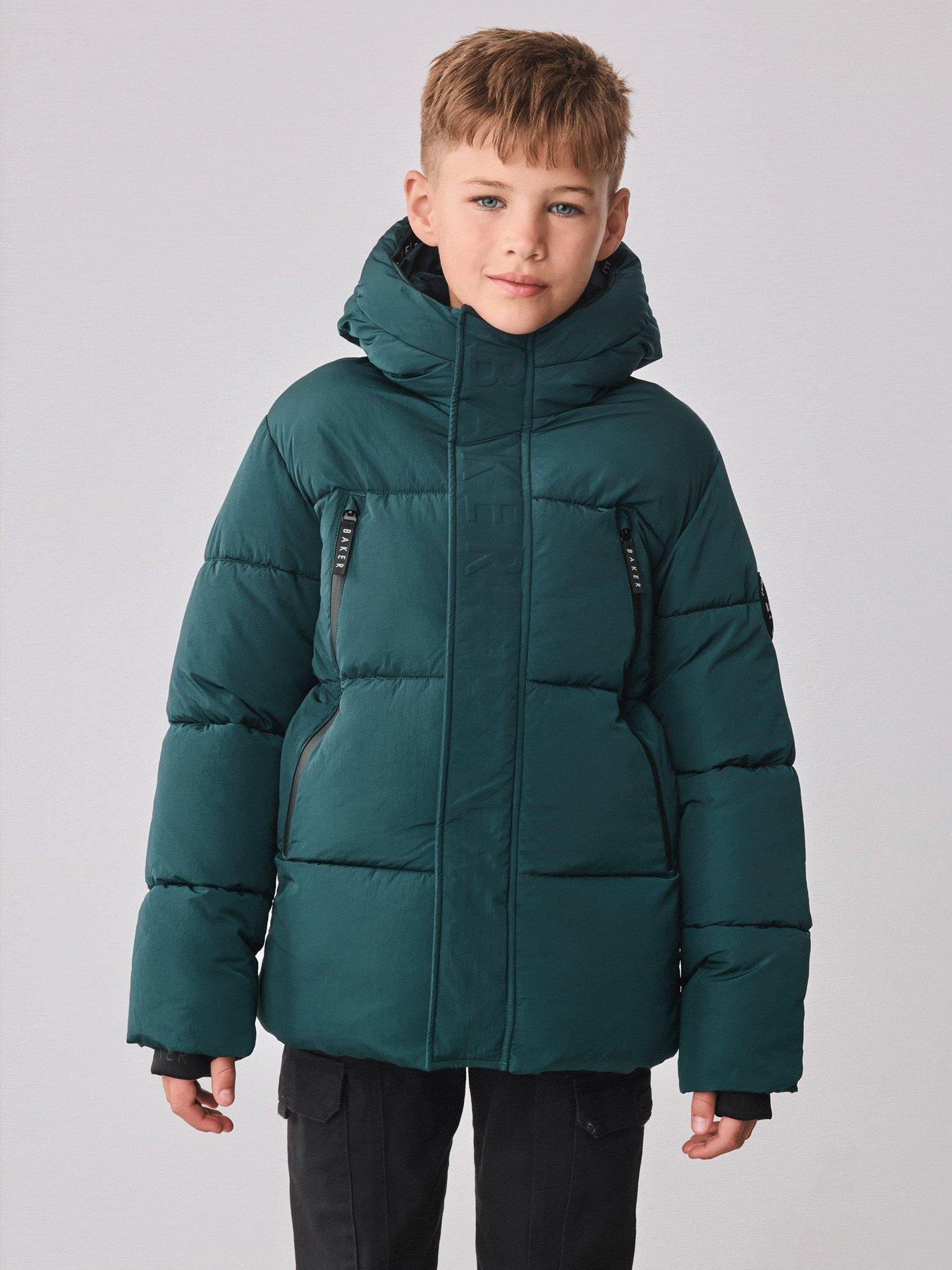 Image 1 of 7 of Ted Baker Boys Regular Coat - Blue