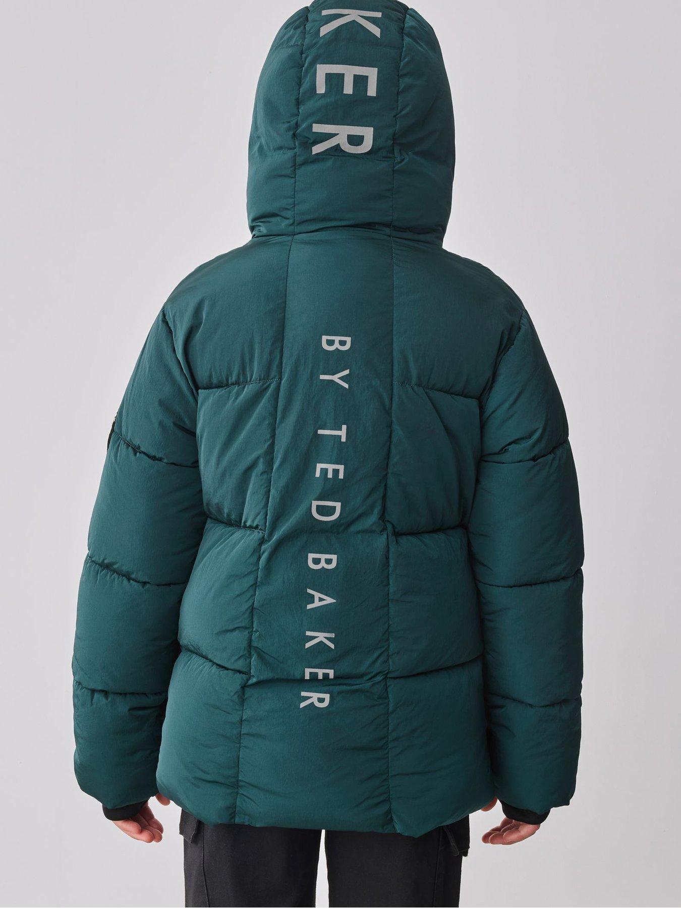 Image 4 of 7 of Ted Baker Boys Regular Coat - Blue