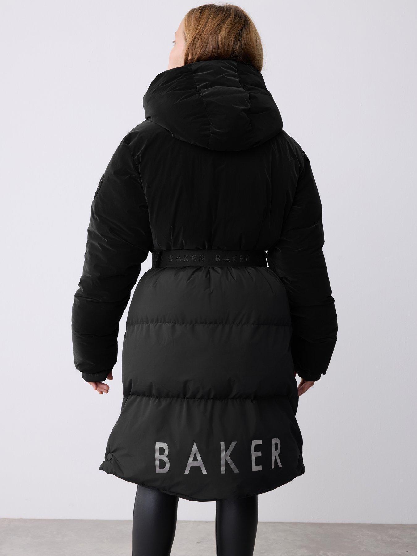 TED BAKER 黒 ケープコート S Wool Ted Baker Aniyah Parka Ted Baker Older Girls Parka Coat Black