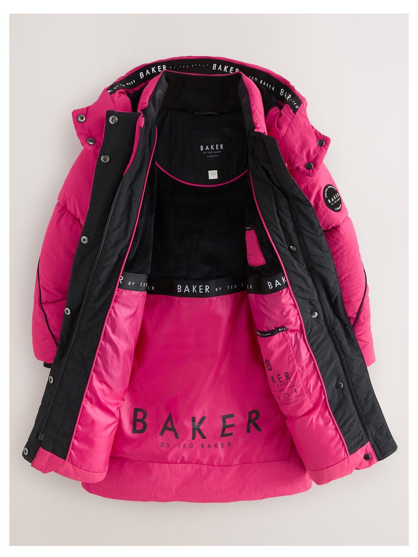 undefined Girls Waterproof Coat - Pink