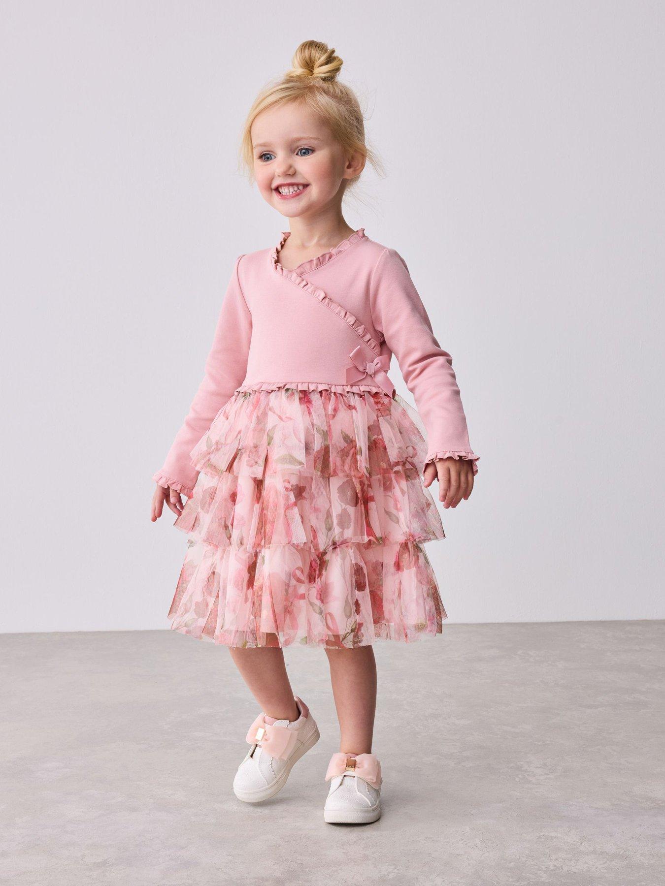 Ted Baker Younger Girls Wrap Dress - Pink