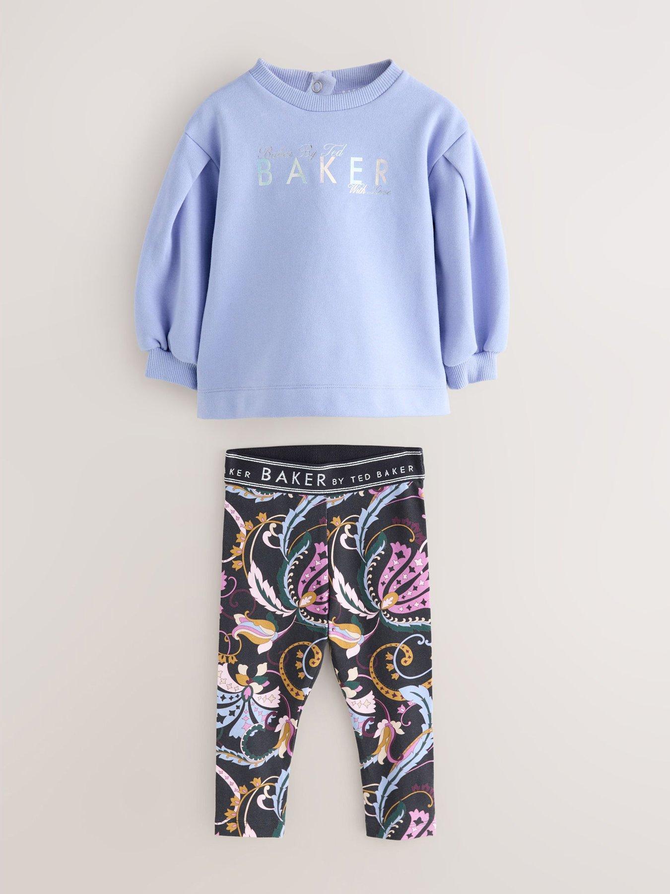 undefined Younger Girls Sweat Top & Legging Set - Navy