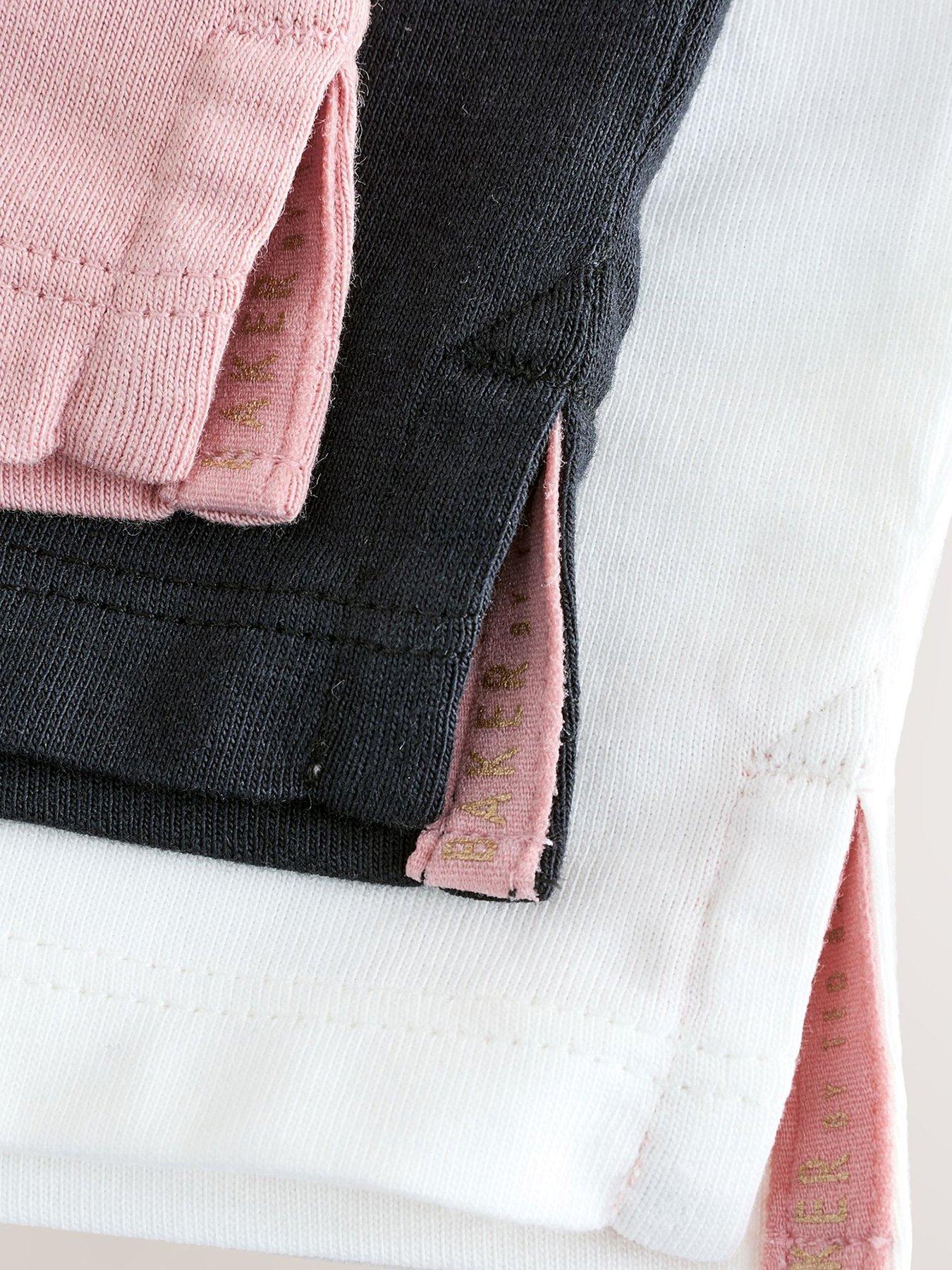  image of ted-baker-younger-girls-3-pack-bow-t-shirt-multi