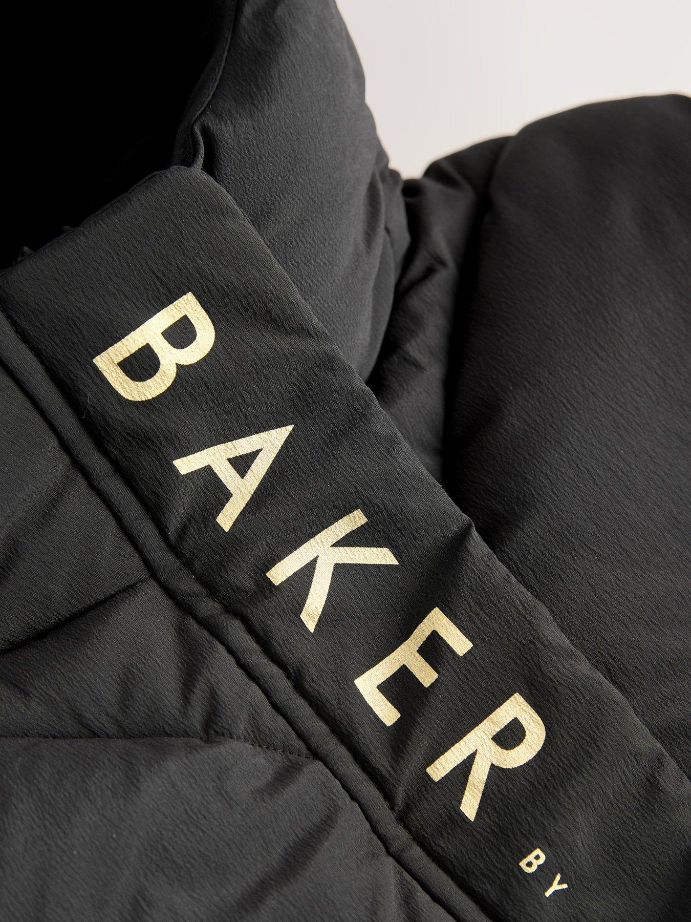 Image 4 of 6 of Ted Baker Older Girls Panel Coat - Black