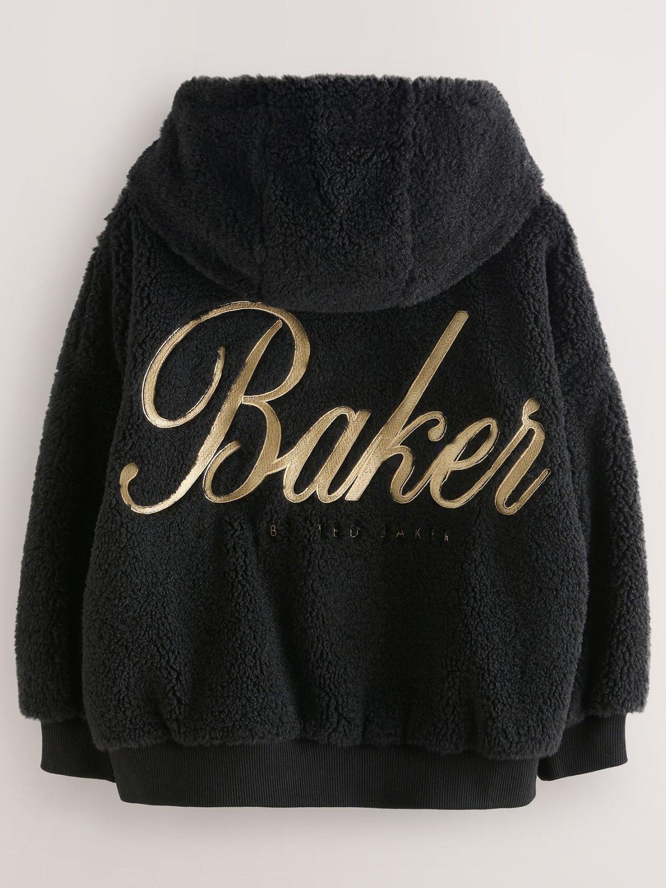 Image 3 of 7 of Ted Baker Older Girls Fleece Hoodie - Black