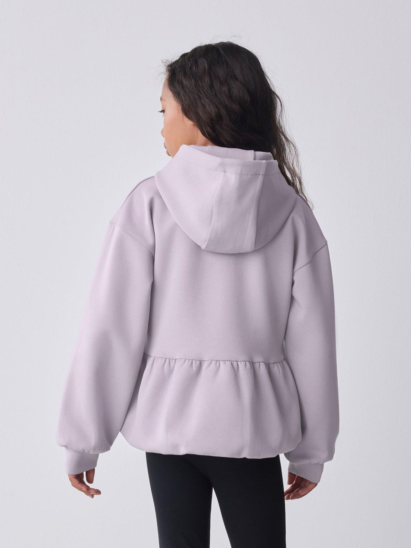 stillFront image of ted-baker-older-girls-peplum-hem-hoodie-purple