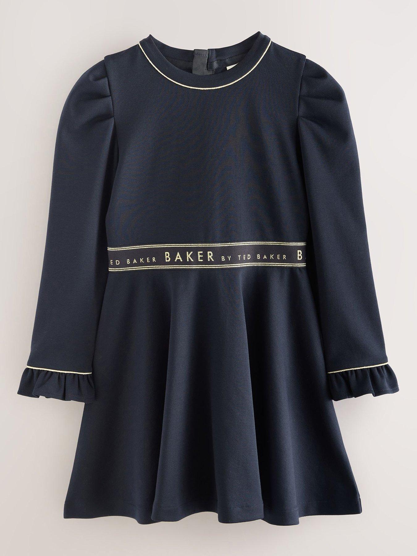 Ted Baker Younger Girls Dress - Navy