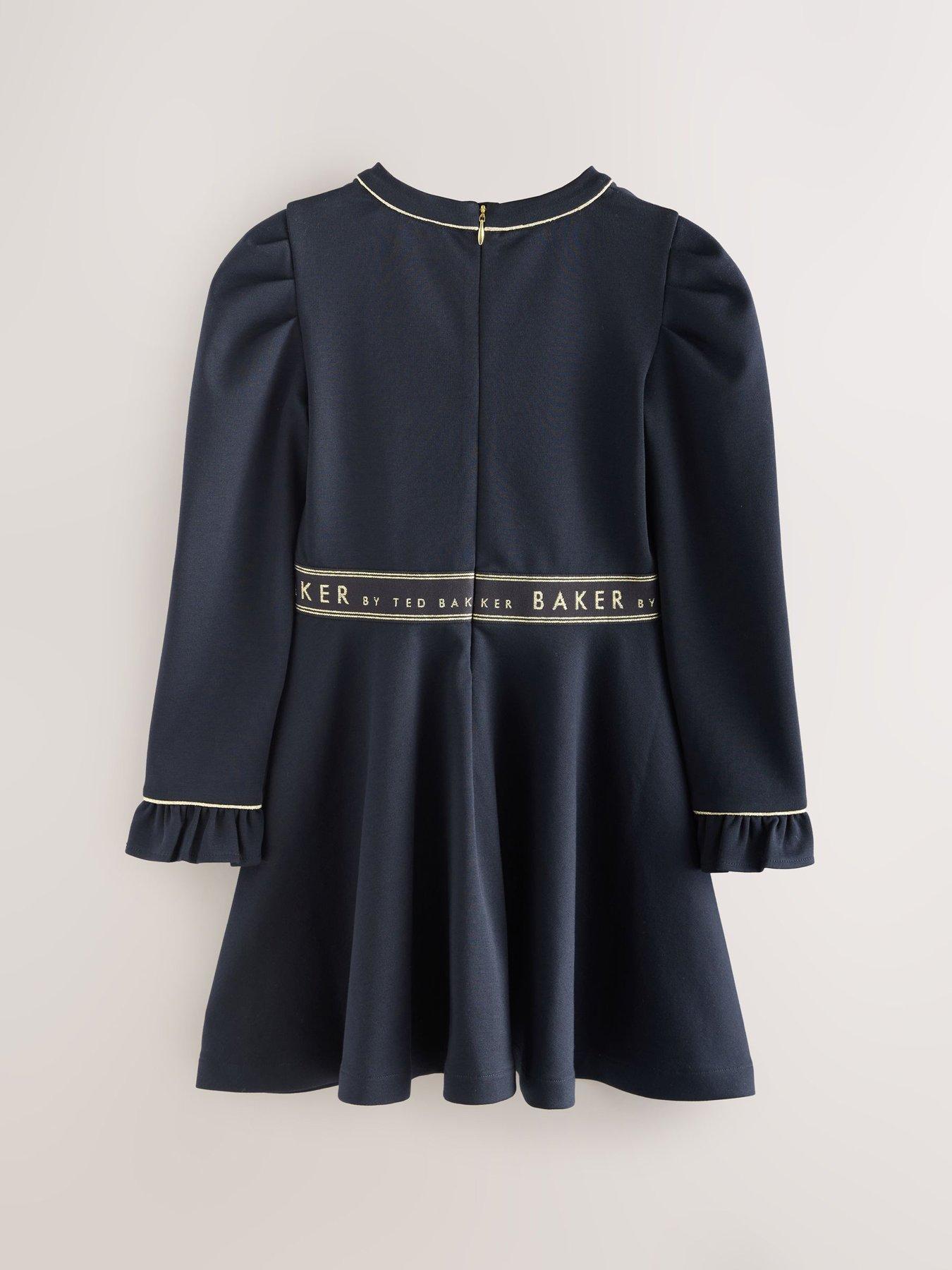  image of ted-baker-younger-girls-dress-navy