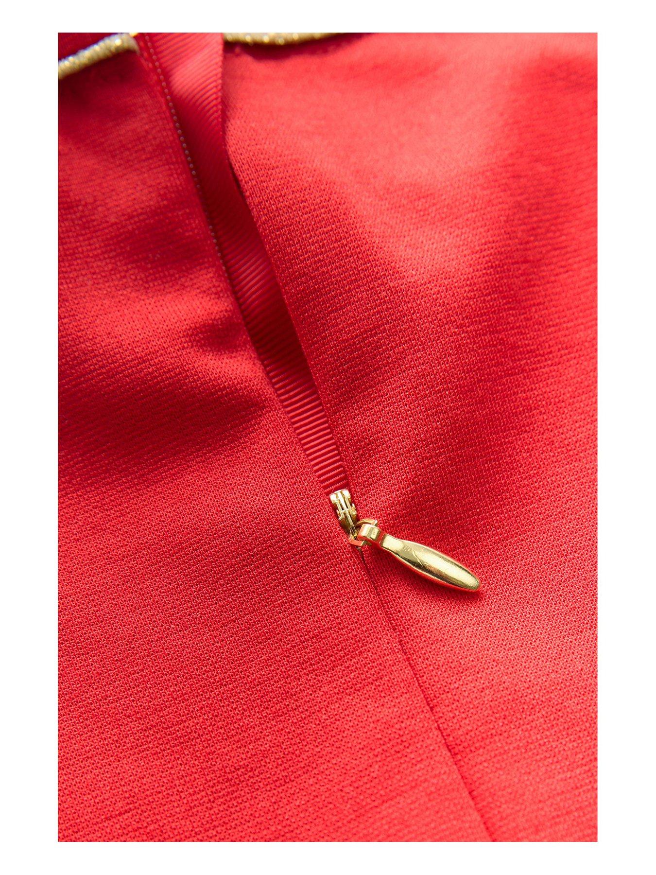 Image 3 of 6 of Ted Baker Younger Girls Dress - Red