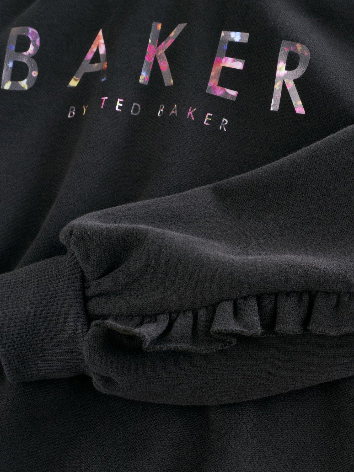 Image 4 of 6 of Ted Baker Older Girls Hoodie &amp; Legging Set - Black