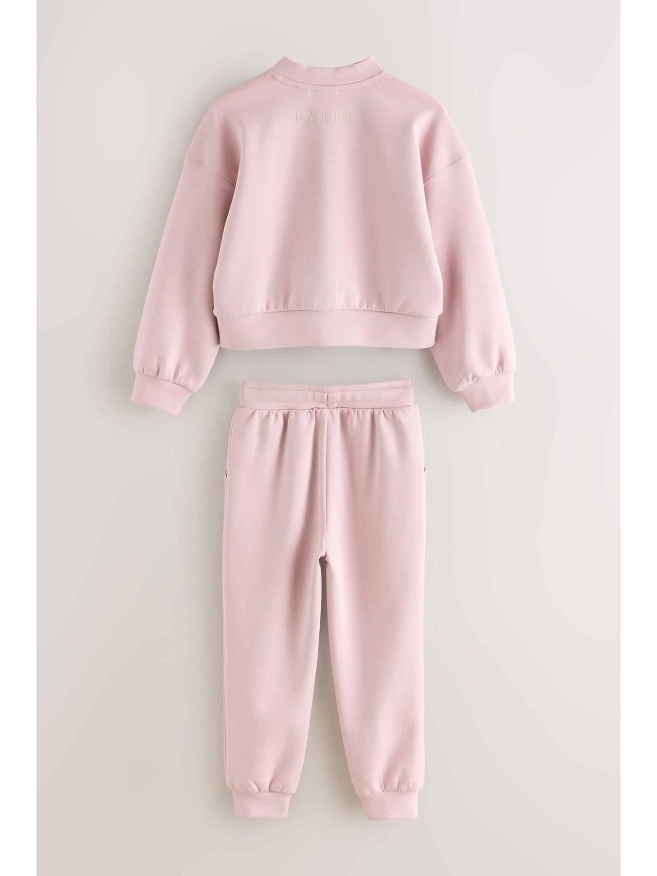 stillFront image of ted-baker-older-girls-jacket-amp-jogger-set-pink