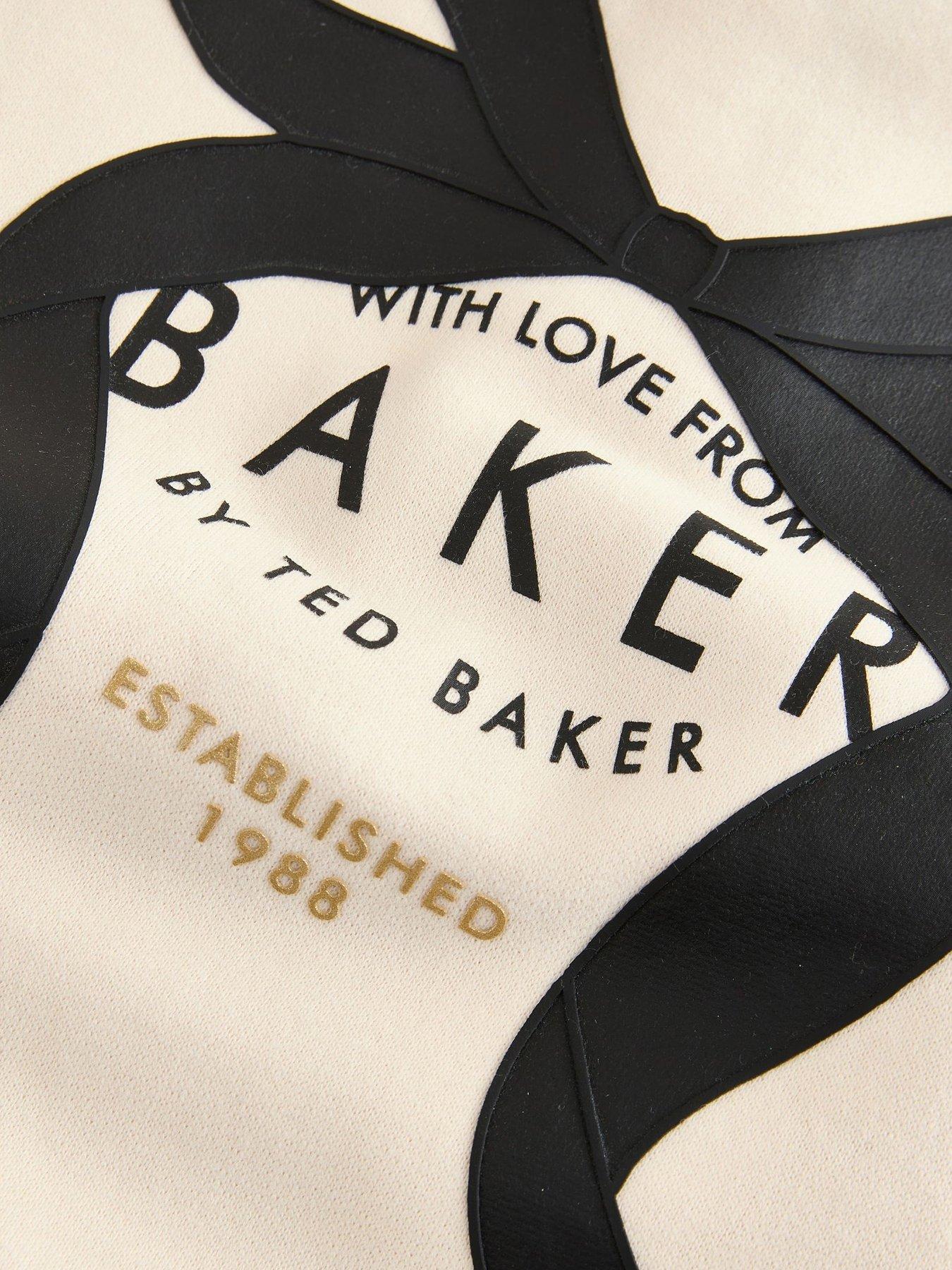Image 7 of 7 of Ted Baker Older Girls Sweat Top &amp; Jogger Set - Beige