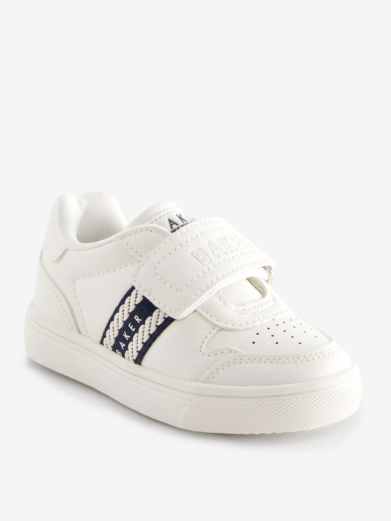 Image 2 of 6 of Ted Baker Younger Boys Tape Trainer - White