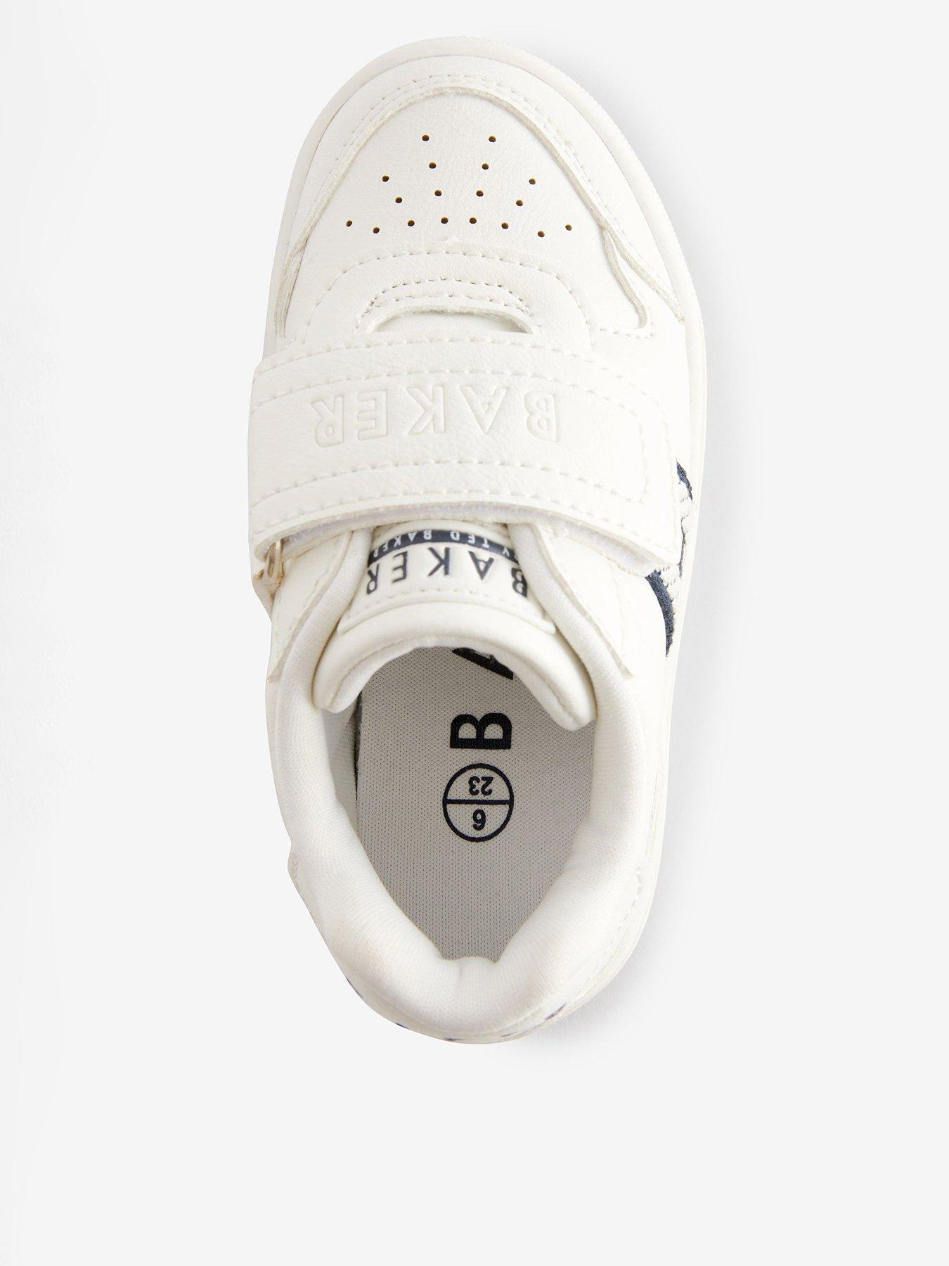 Image 3 of 6 of Ted Baker Younger Boys Tape Trainer - White